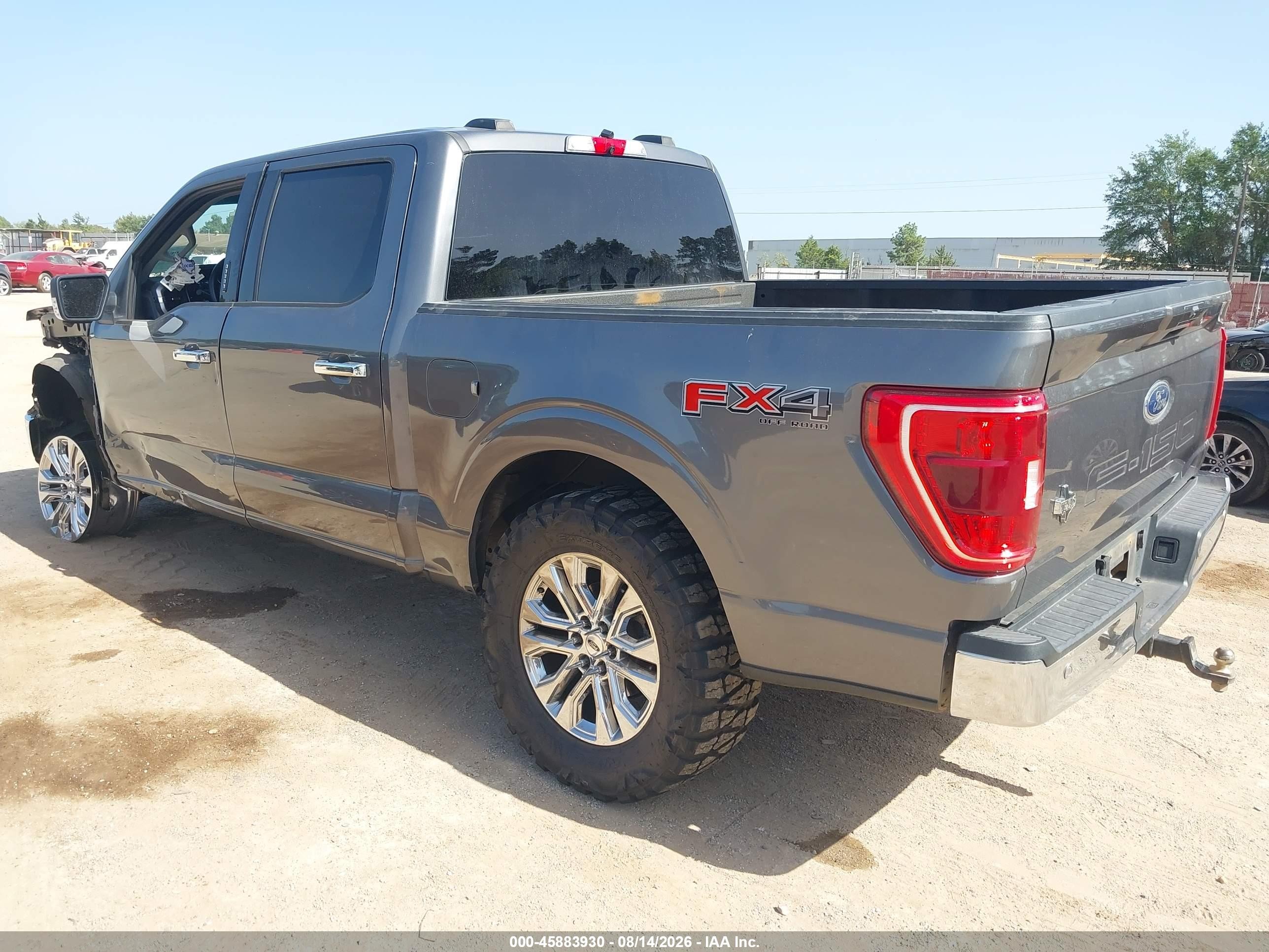 2022 Ford F-150 VIN 1FTFW1E52NFA27420 IAAI salvage auction — Front End, Salvage (Texas), sold $10,500 on 2026-09-25 (photo 3)
