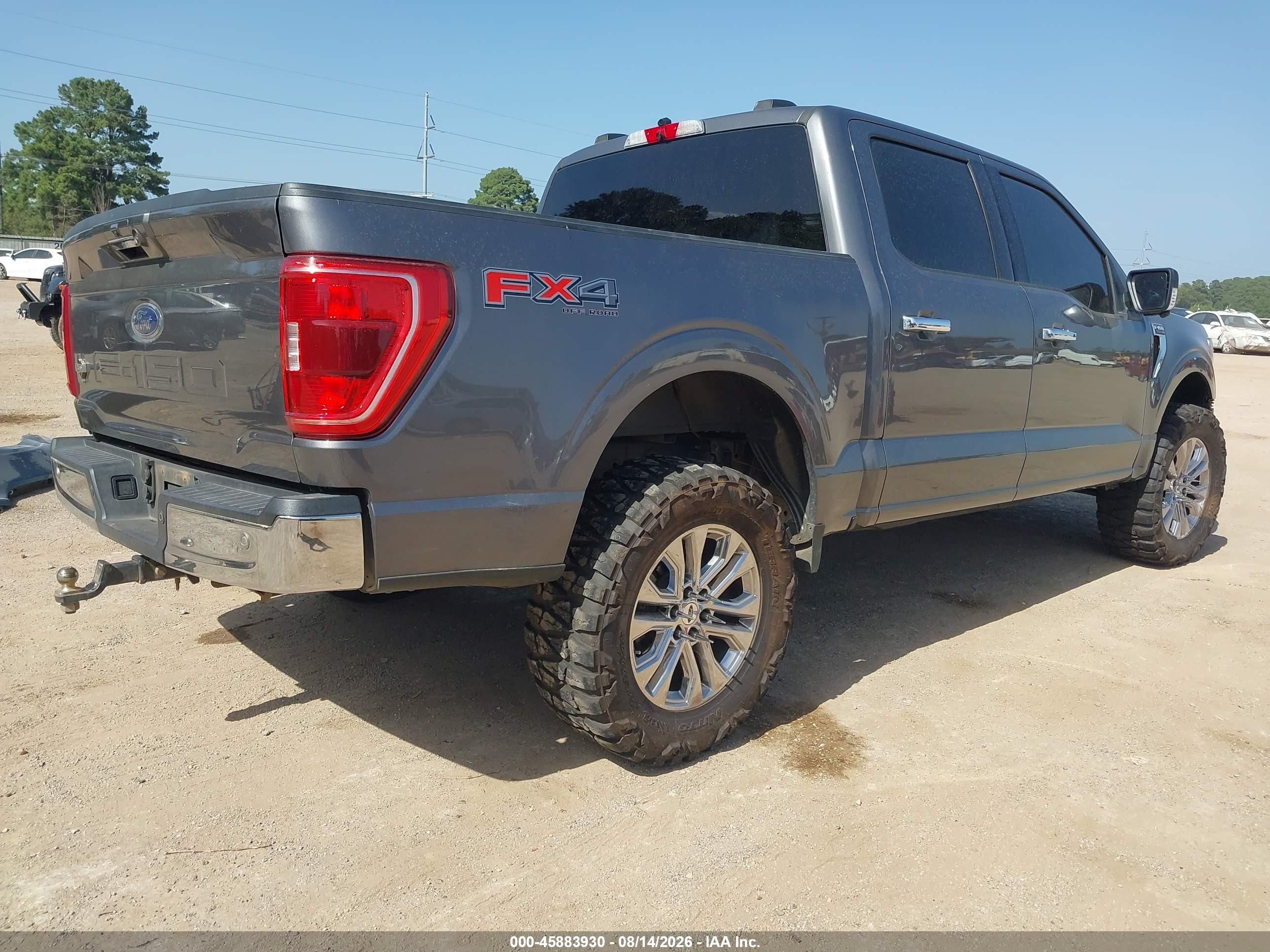 2022 Ford F-150 VIN 1FTFW1E52NFA27420 IAAI salvage auction — Front End, Salvage (Texas), sold $10,500 on 2026-09-25 (photo 4)