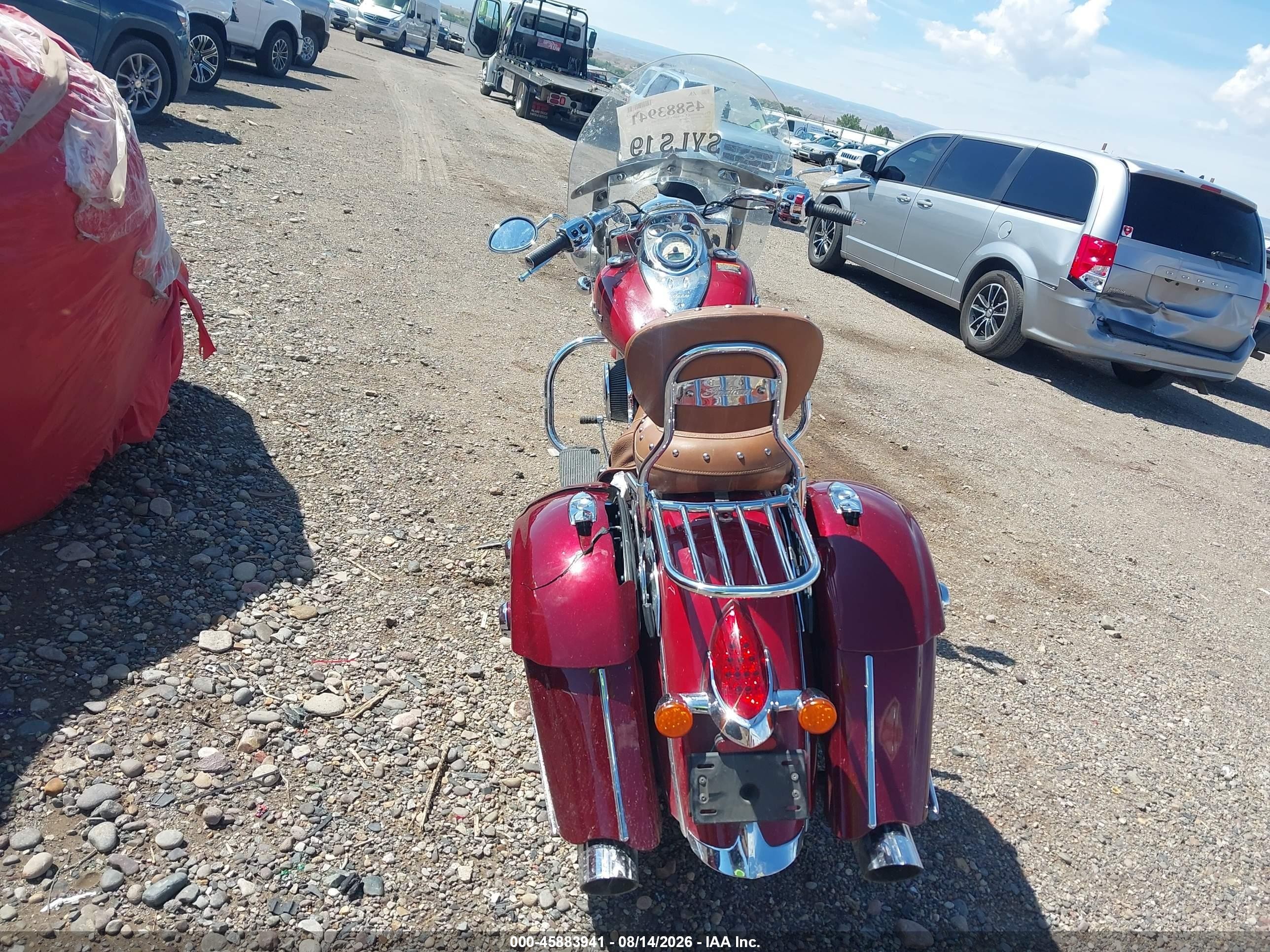 2016 Indian Motorcycle Co. Chief VIN 56KCCVAA9G3329355 IAAI salvage auction — Side, Salvage (Arizona), sold $4,050 on 2026-09-29 (photo 6)