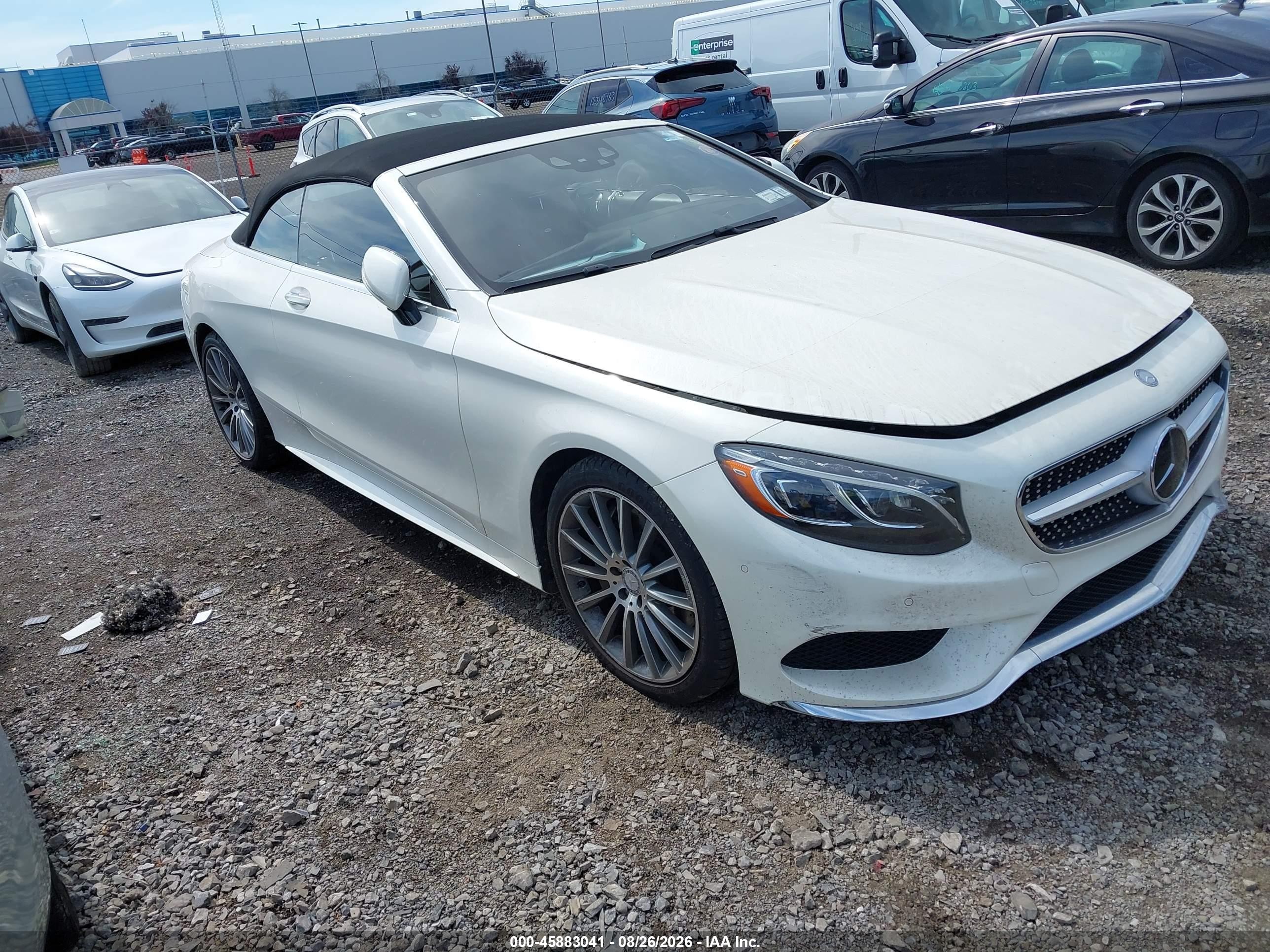 2017 Mercedes-Benz S-Class VIN WDDXK8CB5HA017585 — IAAI salvage auction photo