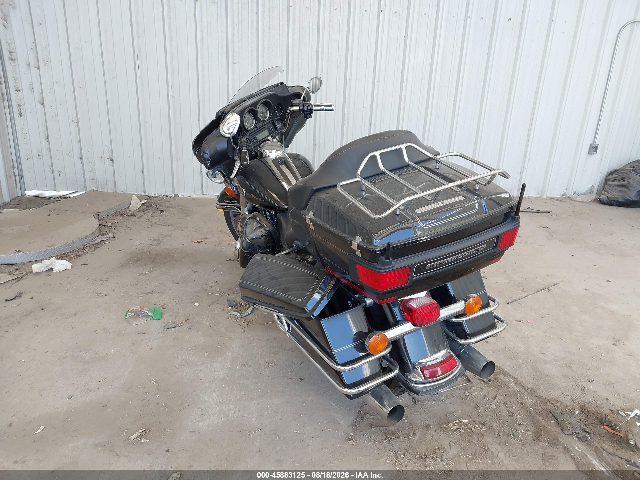 2013 Harley-davidson Electra glide VIN 1HD1FCM12DB645488 IAAI salvage auction — Front End, Salvage (Texas), sold $2,150 on 2026-09-18 (photo 3)