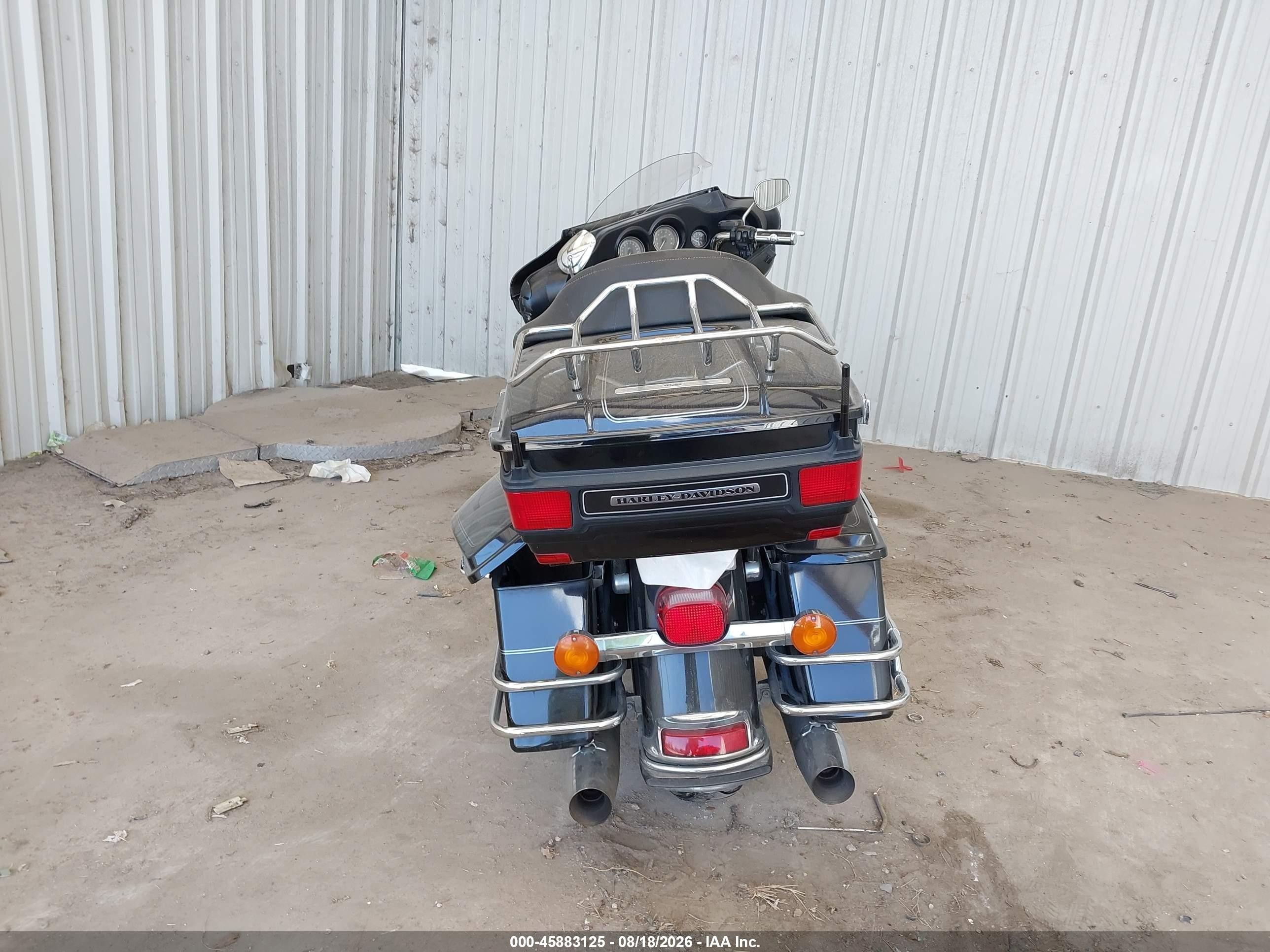 2013 Harley-davidson Electra glide VIN 1HD1FCM12DB645488 IAAI salvage auction — Front End, Salvage (Texas), sold $2,150 on 2026-09-18 (photo 6)