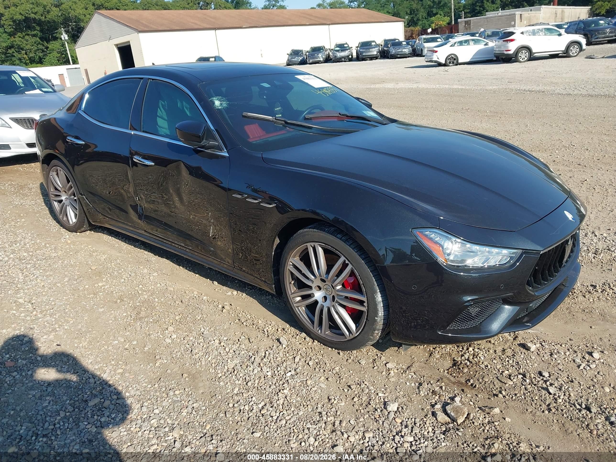2022 Maserati Ghibli VIN ZAM57YSM4NX399862 IAAI salvage auction — Side, Mv-907A (New York), sold $7,850 on 2026-09-08 (photo 1)
