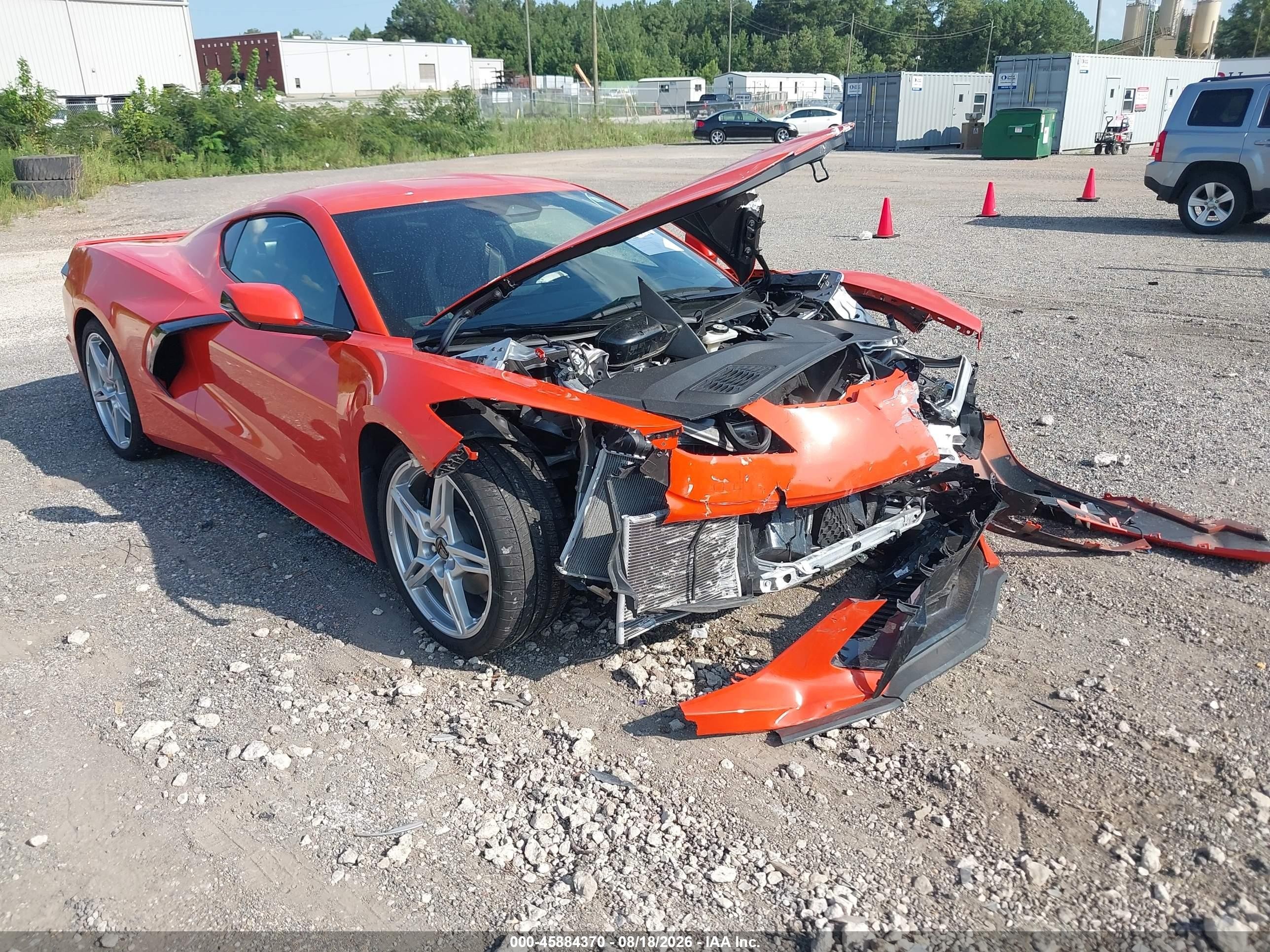 2025 Chevrolet Corvette Stingray VIN 1G1YA2D42S5110619 — IAAI salvage auction photo