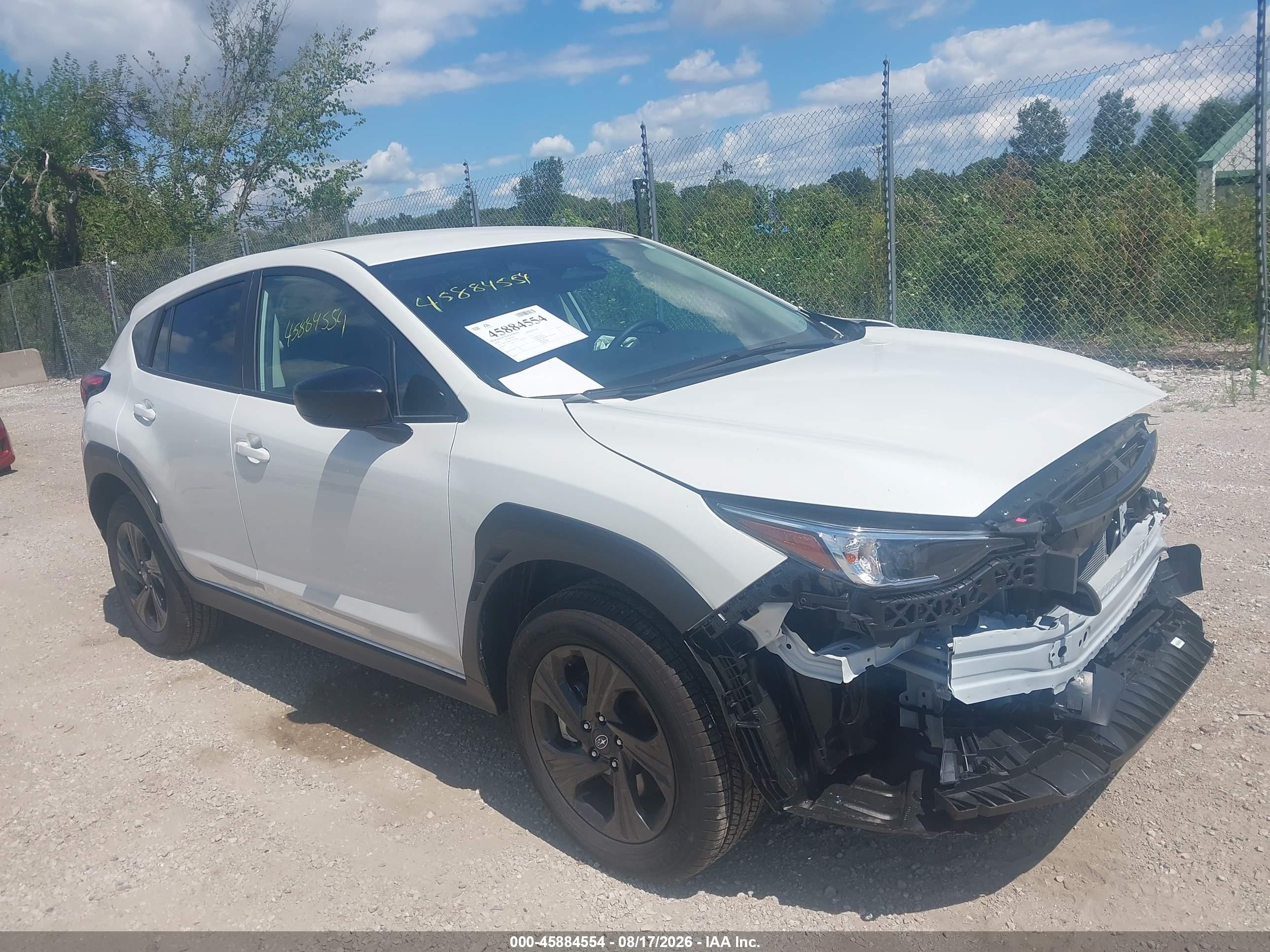 2026 Subaru Crosstrek VIN 4S4GUHB65T3776500 — IAAI salvage auction photo
