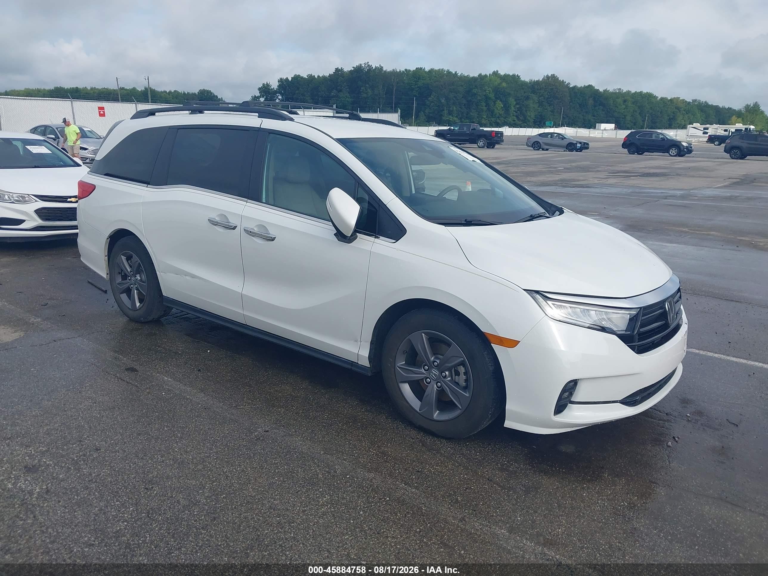 2021 Honda Odyssey VIN 5FNRL6H55MB013688 — IAAI salvage auction photo