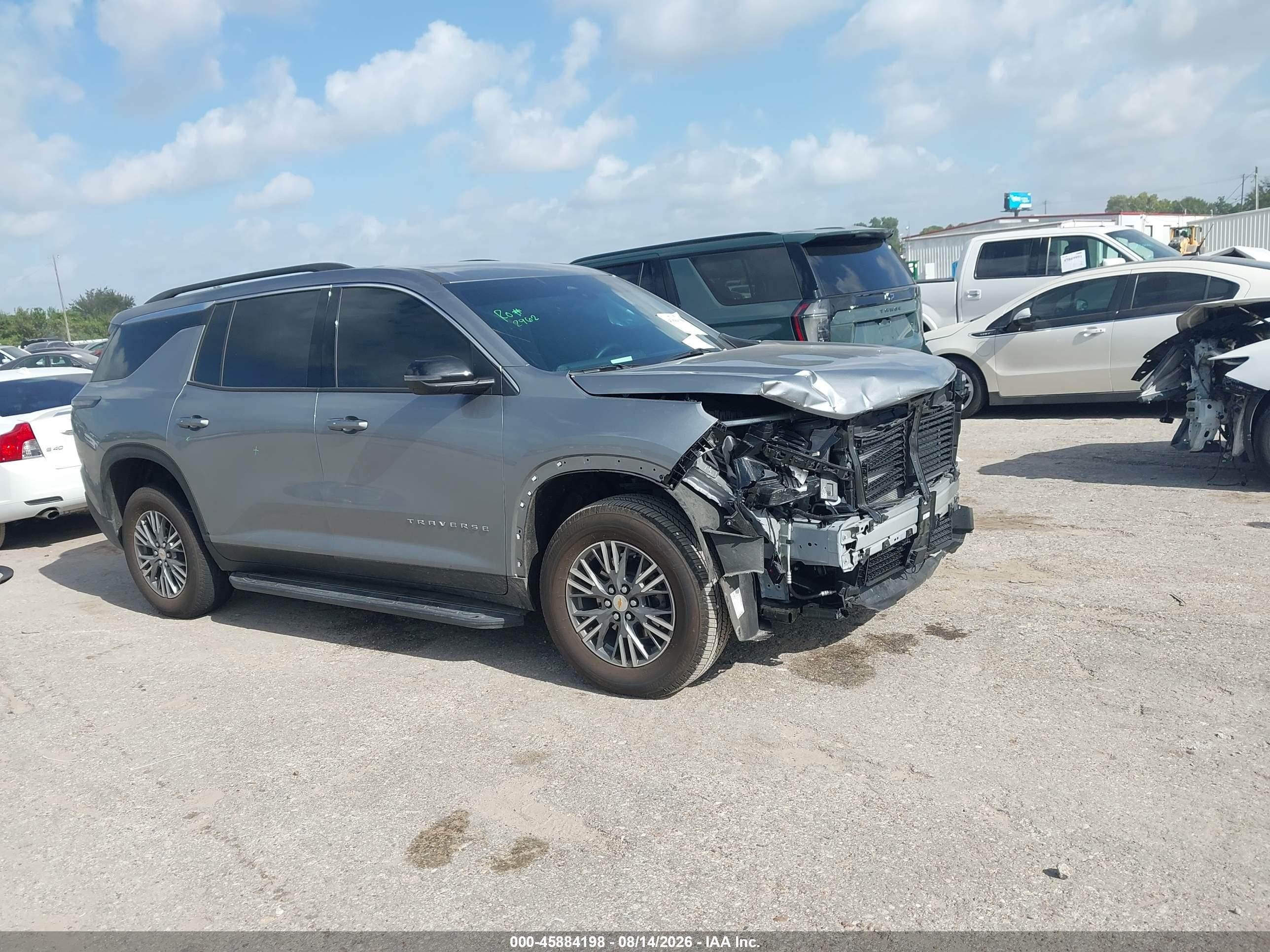 2025 Chevrolet Traverse VIN 1GNERGRS1SJ278158 — IAAI salvage auction photo