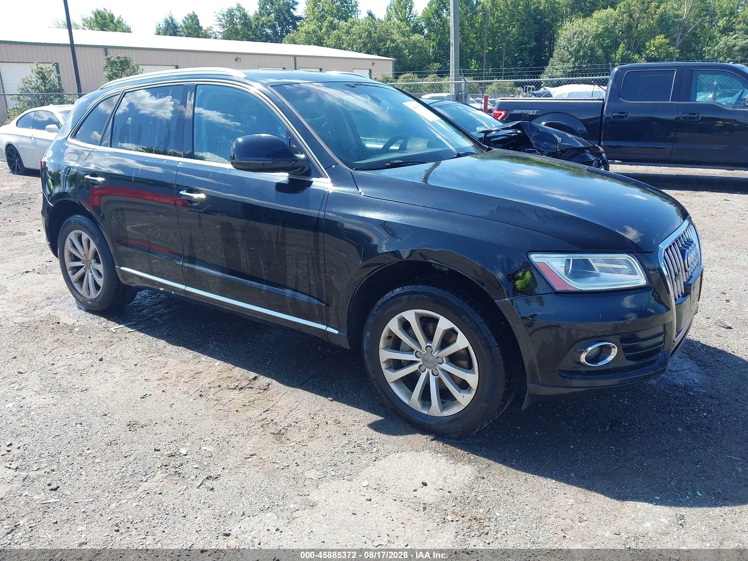 2016 Audi Q5 VIN WA1L2AFP4GA149270 IAAI salvage auction — Rear End, Wait Title, sold $3,100 on 2026-09-20 (photo 1)