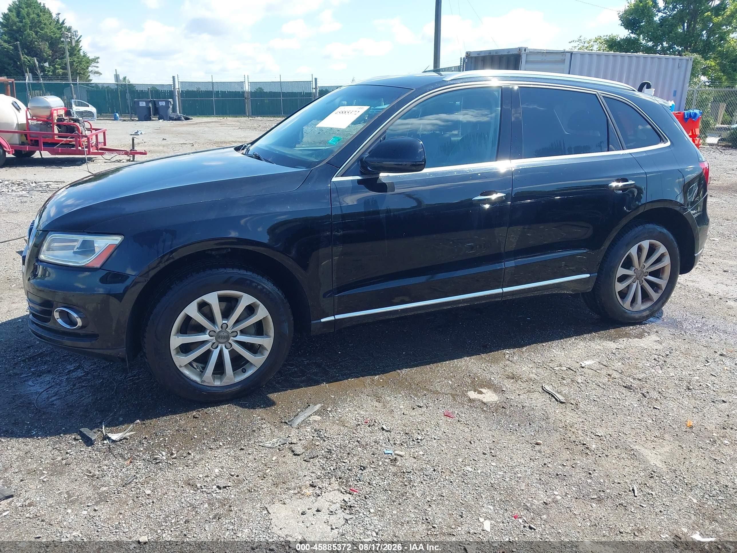 2016 Audi Q5 VIN WA1L2AFP4GA149270 IAAI salvage auction — Rear End, Wait Title, sold $3,100 on 2026-09-20 (photo 2)