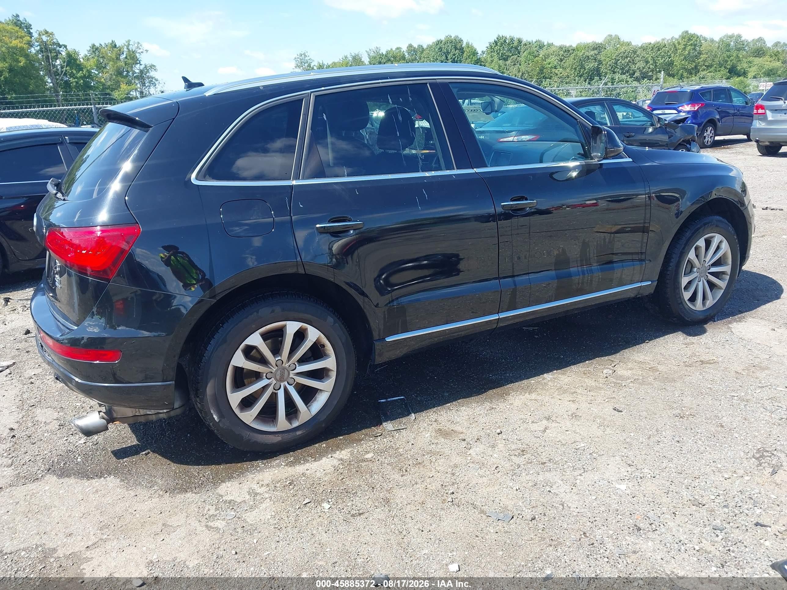 2016 Audi Q5 VIN WA1L2AFP4GA149270 IAAI salvage auction — Rear End, Wait Title, sold $3,100 on 2026-09-20 (photo 4)