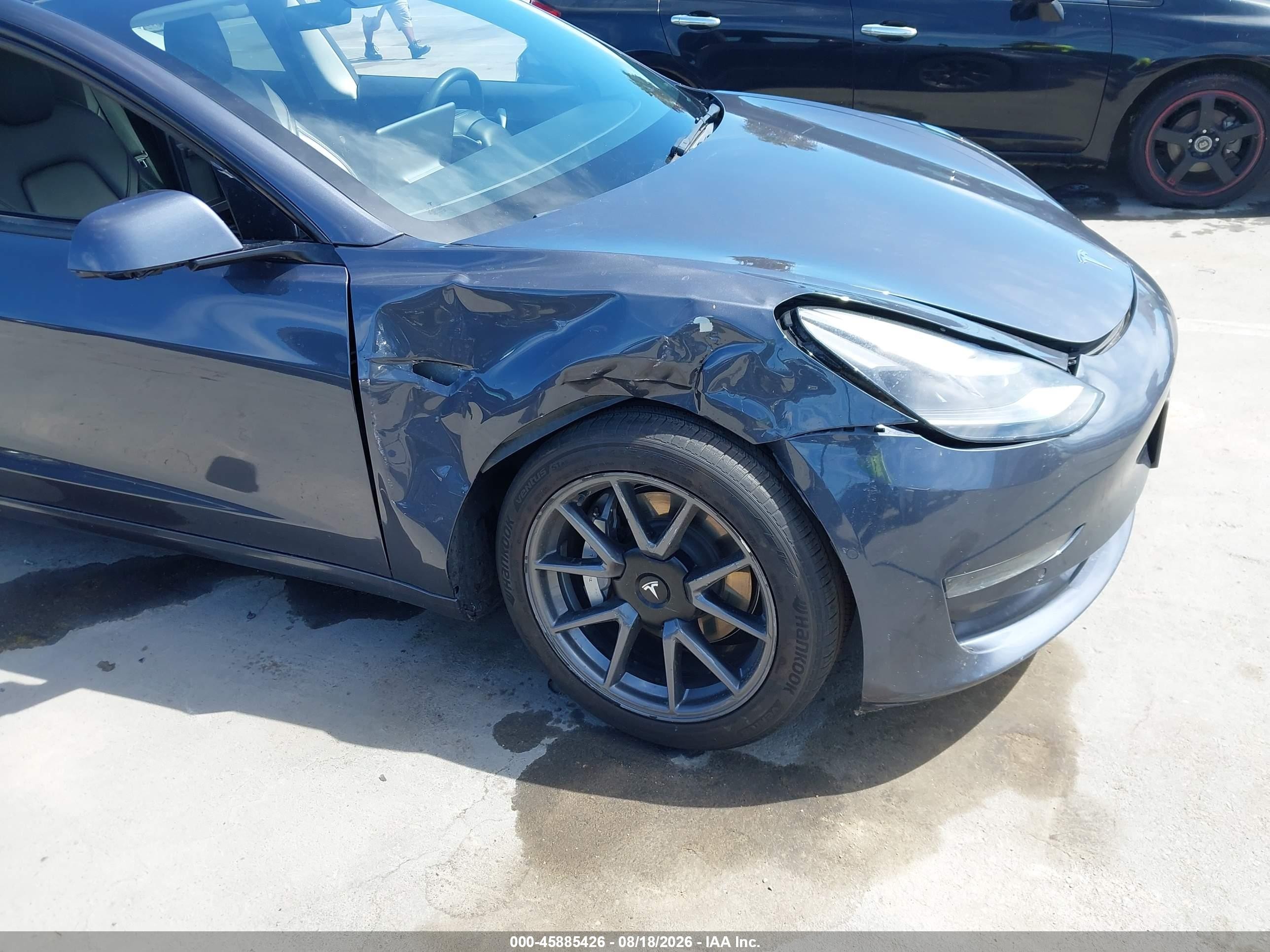 2022 Tesla Model 3 VIN 5YJ3E1EA6NF349081 IAAI salvage auction — Unknown, Clear (Arizona), sold $13,200 on 2026-09-11 (photo 6)