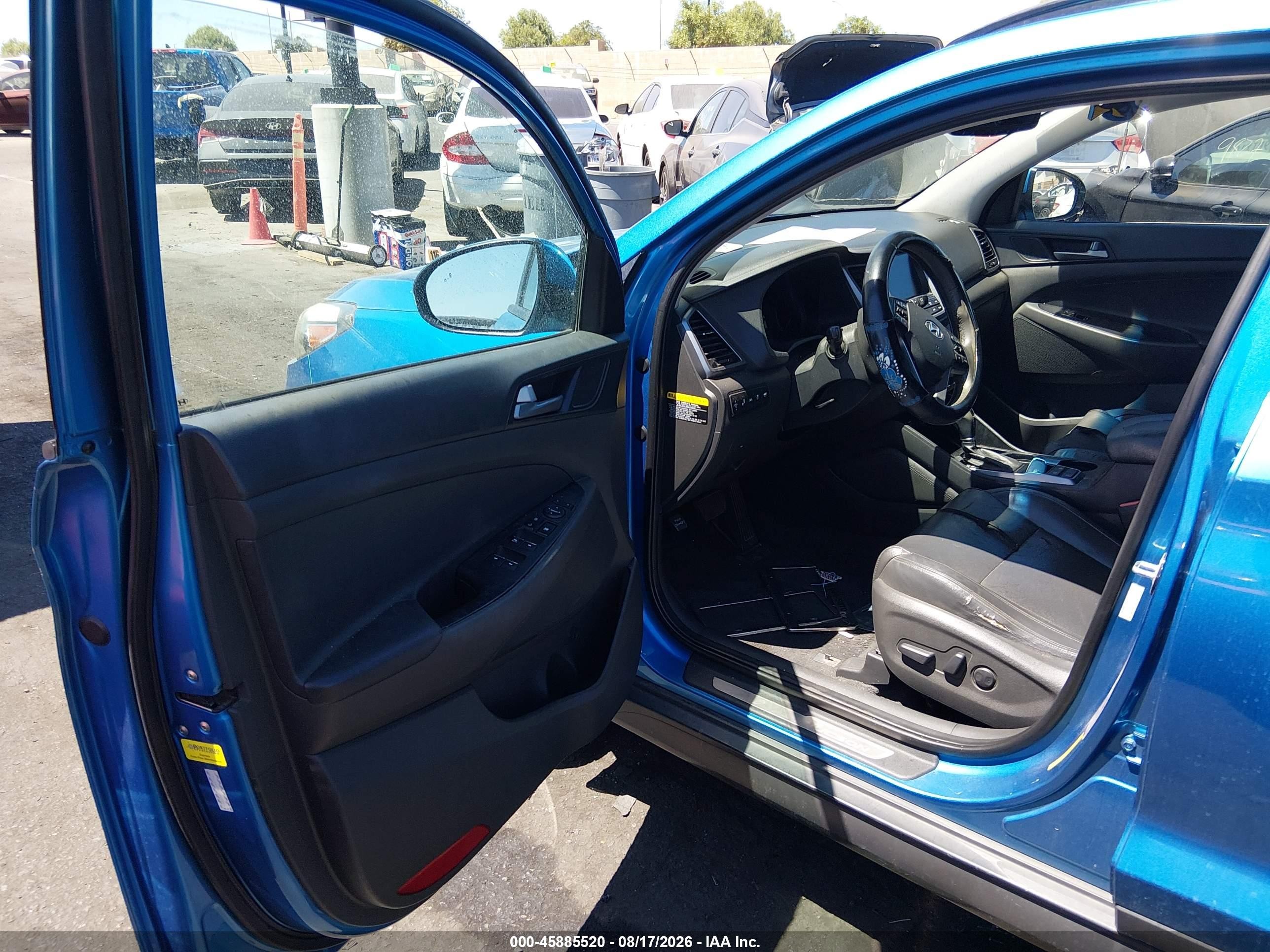 2016 Hyundai Tucson VIN KM8J33A26GU209545 IAAI salvage auction — Water/Flood, Salvage Certificate (California), sold $2,800 on 2026-09-14 (photo 5)