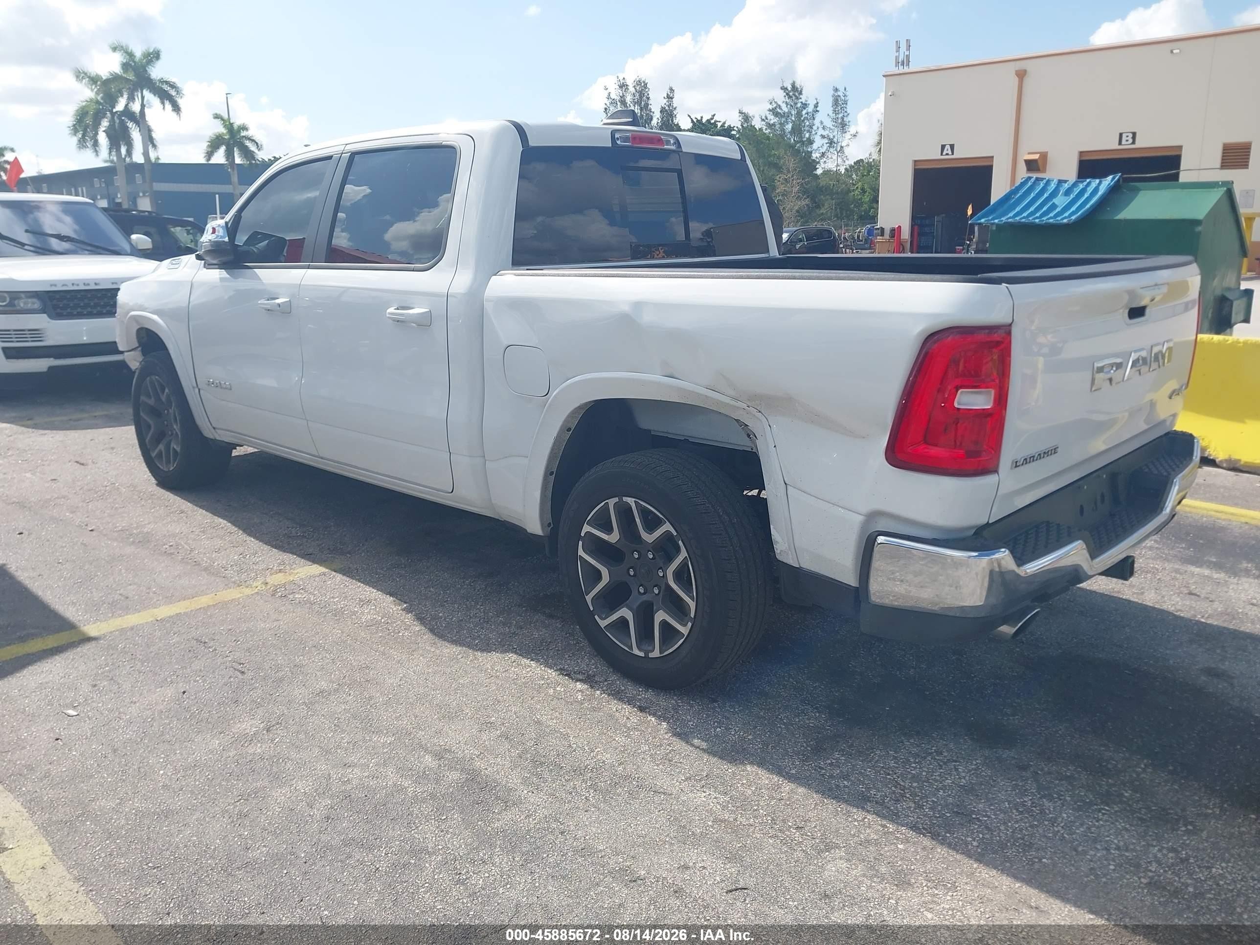 2026 Ram 1500 VIN 3C6SRFJP6T4159725 IAAI salvage auction — Side, Enterprise Vehicles Clear Only (Florida), sold $29,400 on 2026-09-17 (photo 3)