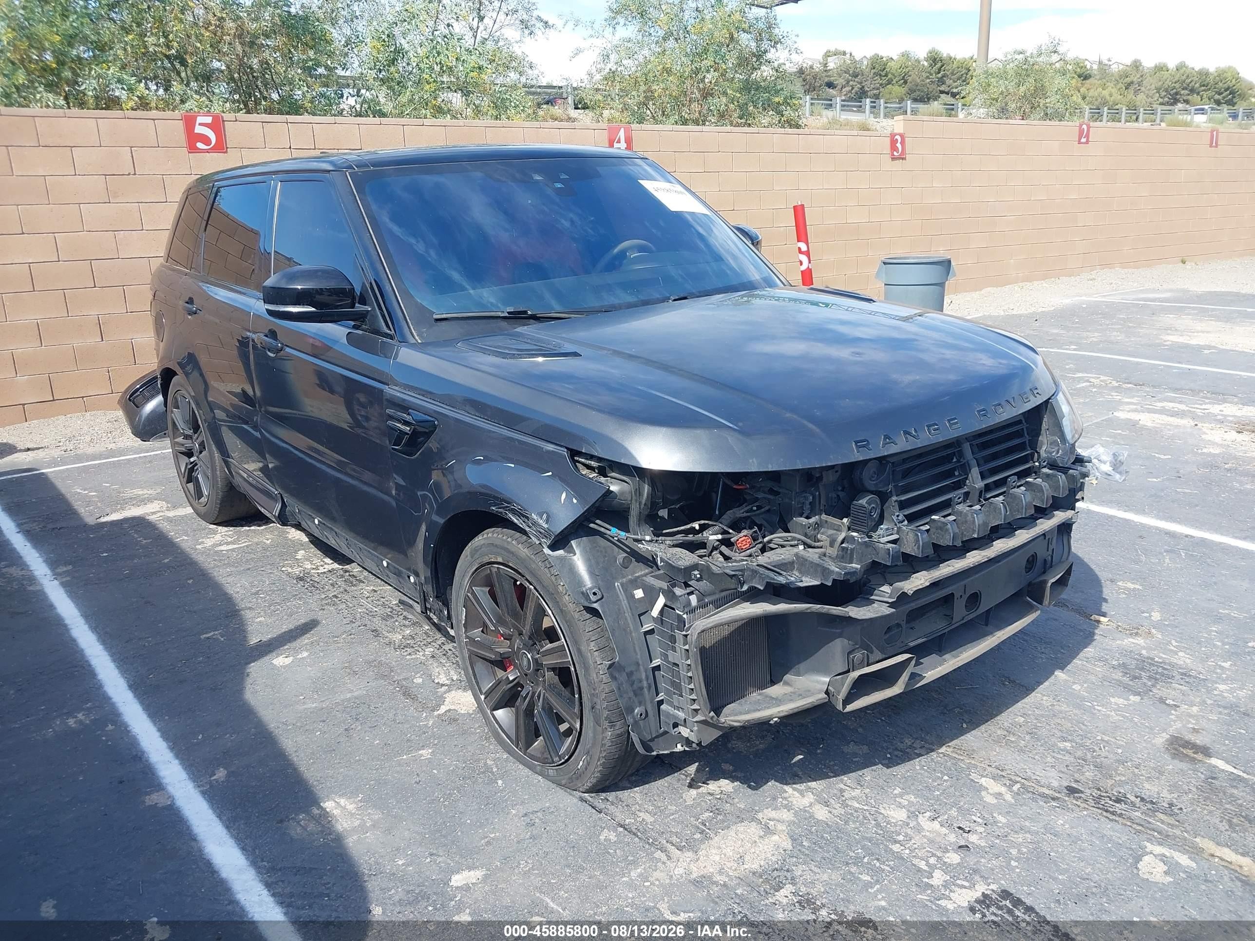 2020 Land Rover Range Rover Sport VIN SALWS2RU4LA735190 — IAAI salvage auction photo