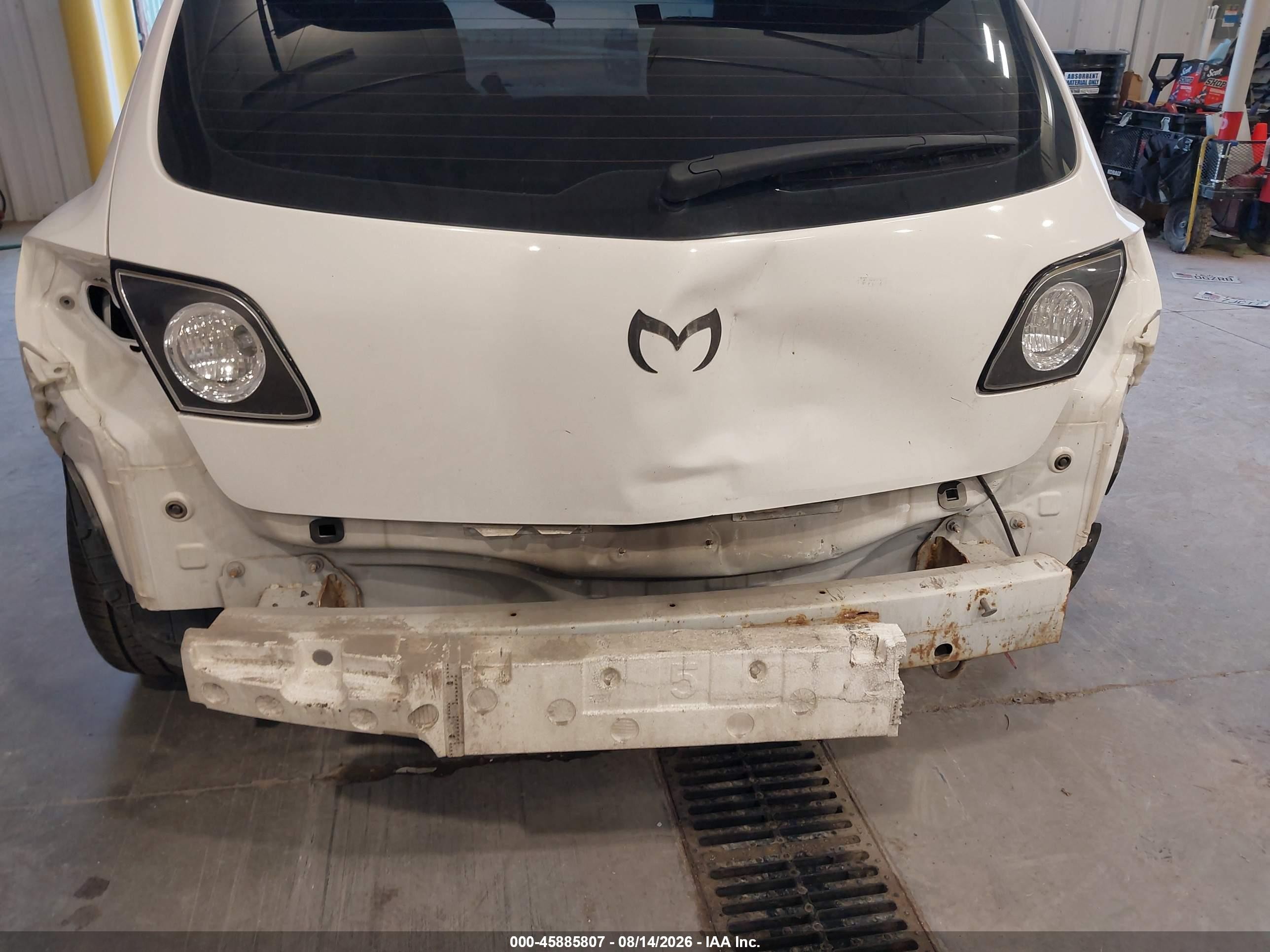 2008 Mazda 3 VIN JM1BK34L081169546 IAAI salvage auction — Rear End, Salvage (Utah), sold $675 on 2026-09-14 (photo 6)