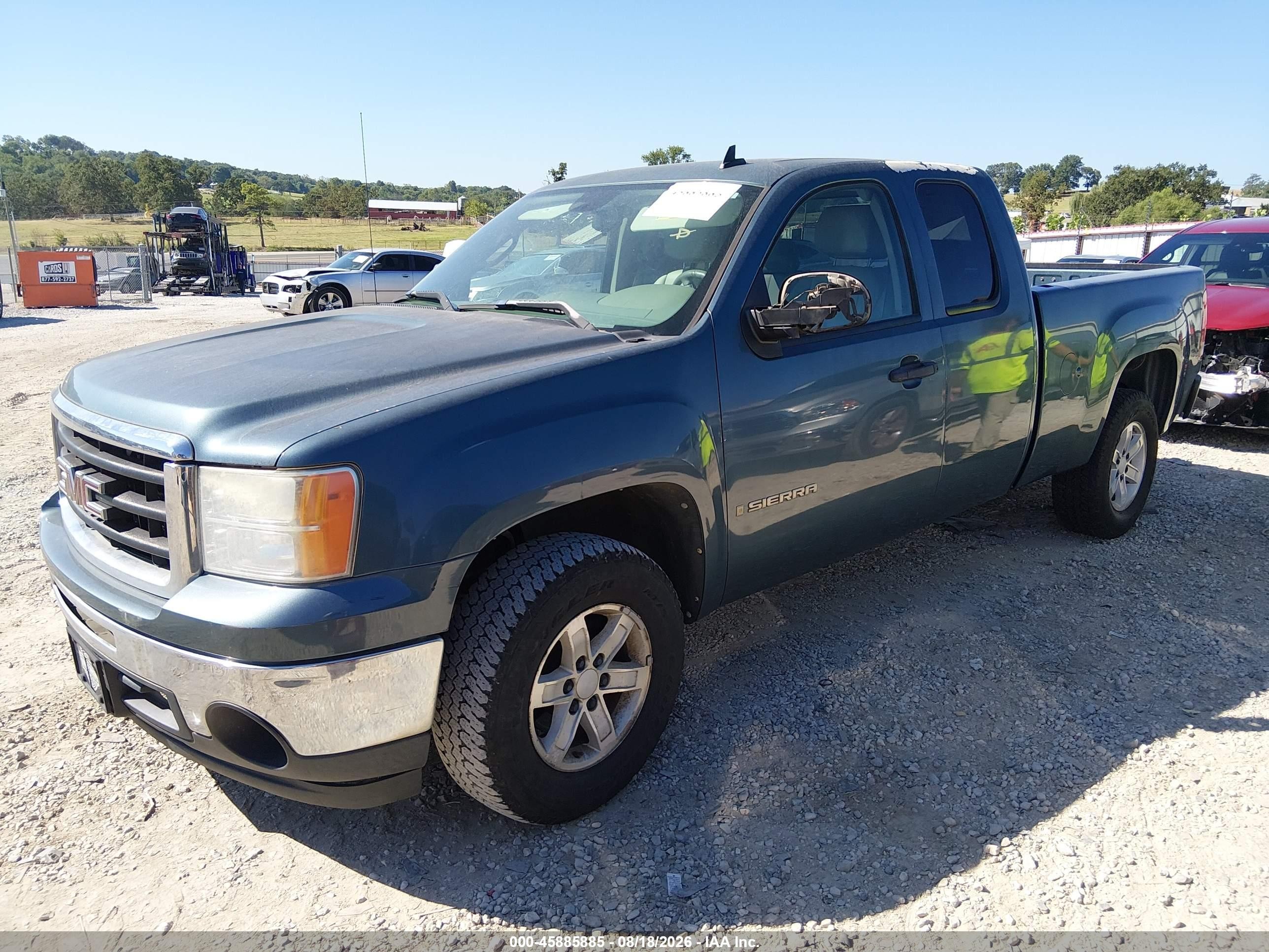 2009 GMC Sierra 1500 VIN 1GTEC29059Z265100 IAAI salvage auction — Side, Clear (Oklahoma), sold $2,900 on 2026-09-25 (photo 2)