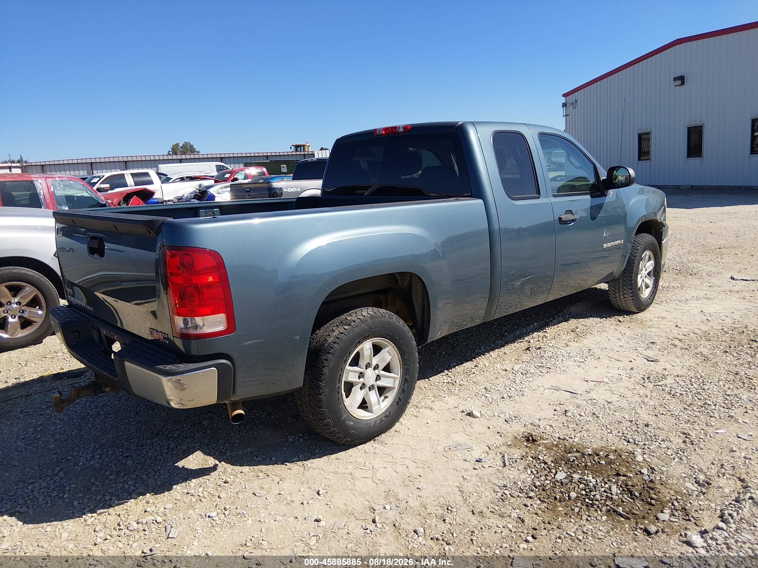 2009 GMC Sierra 1500 VIN 1GTEC29059Z265100 IAAI salvage auction — Side, Clear (Oklahoma), sold $2,900 on 2026-09-25 (photo 4)