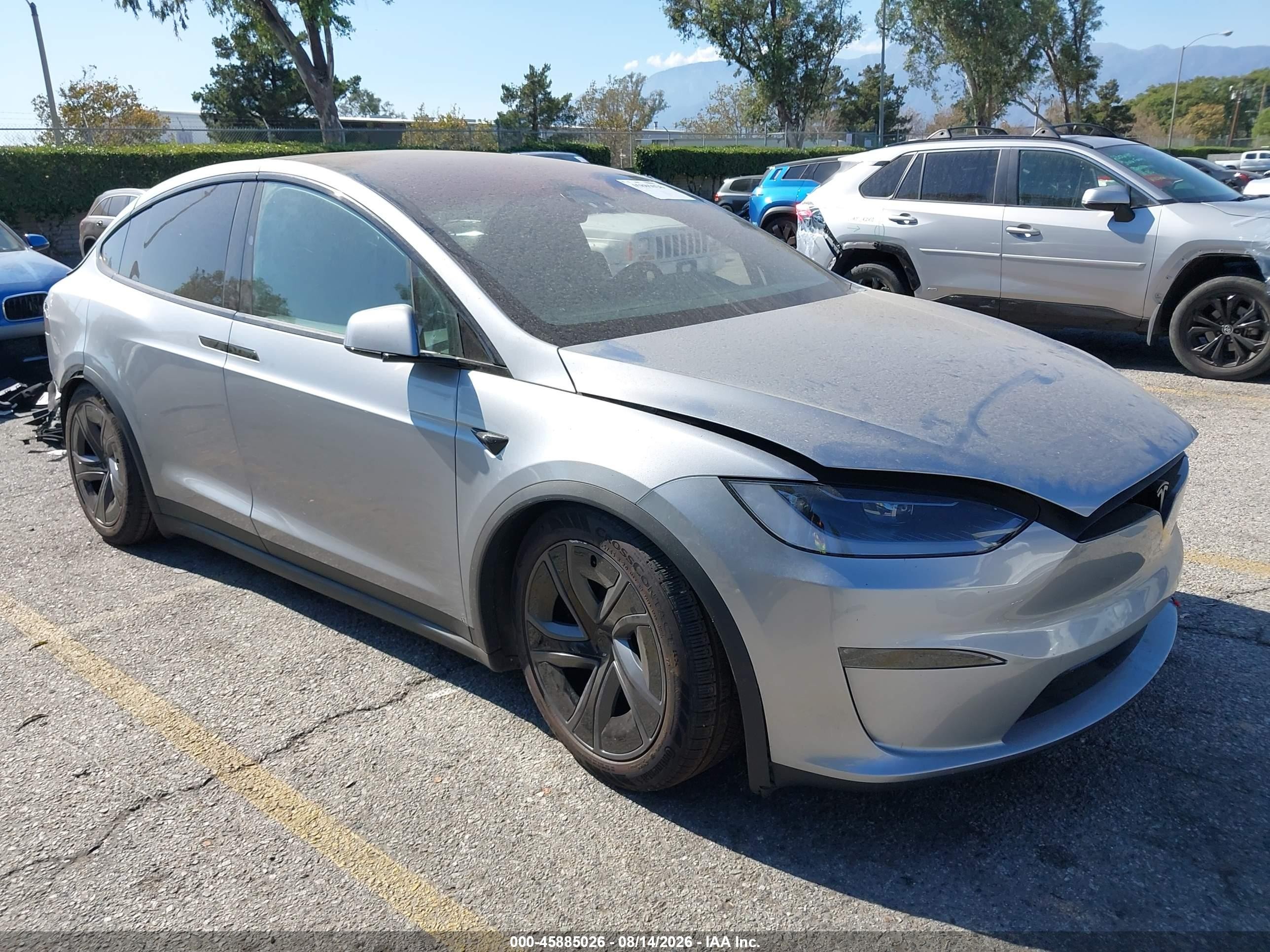 2026 Tesla Model X VIN 7SAXCAE59TF482329 — IAAI salvage auction photo