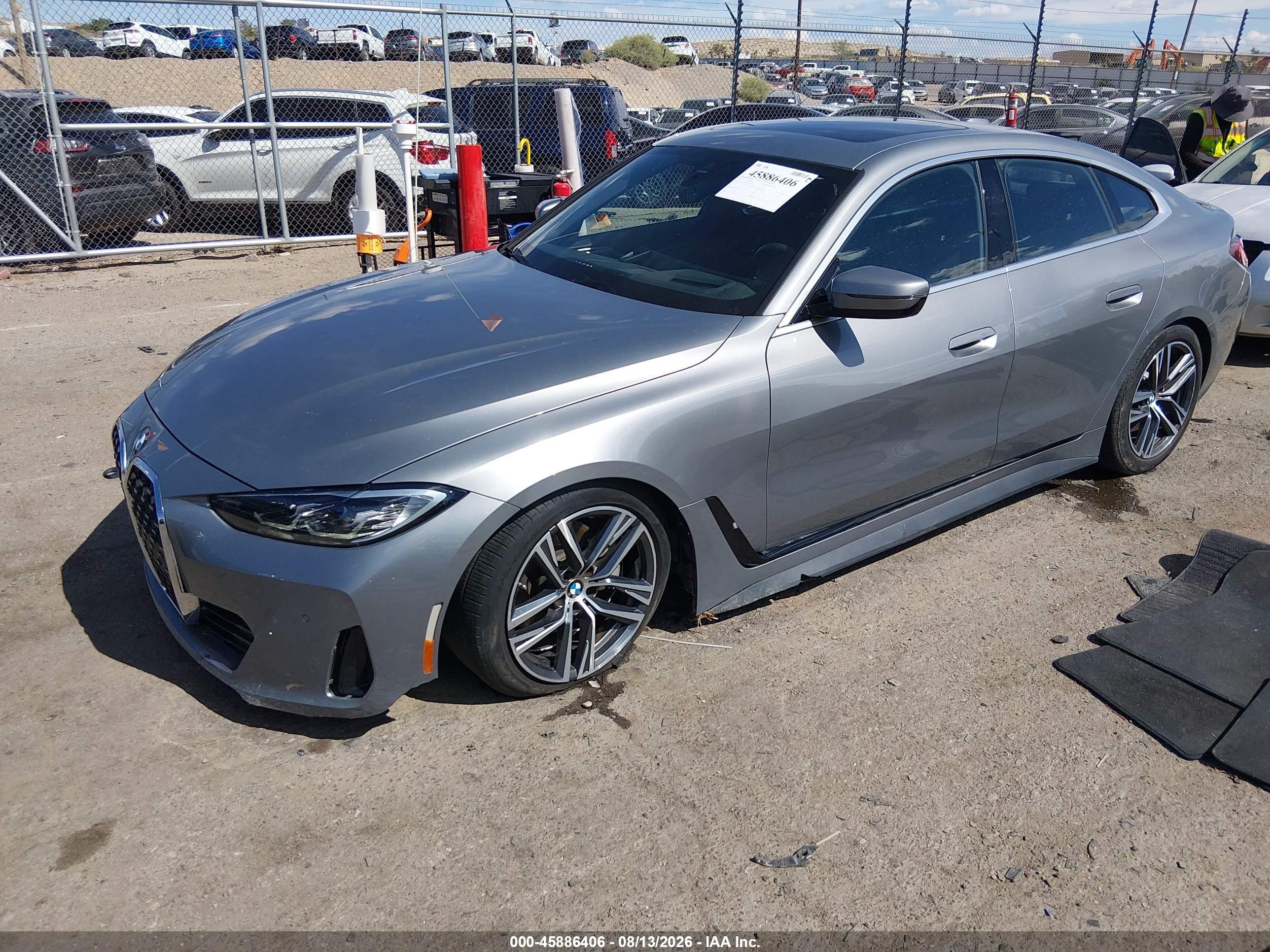 2024 BMW 4er VIN WBA73AV08RFT30352 IAAI salvage auction — Normal Wear, Clear (Oklahoma), sold $15,450 on 2026-08-24 (photo 2)