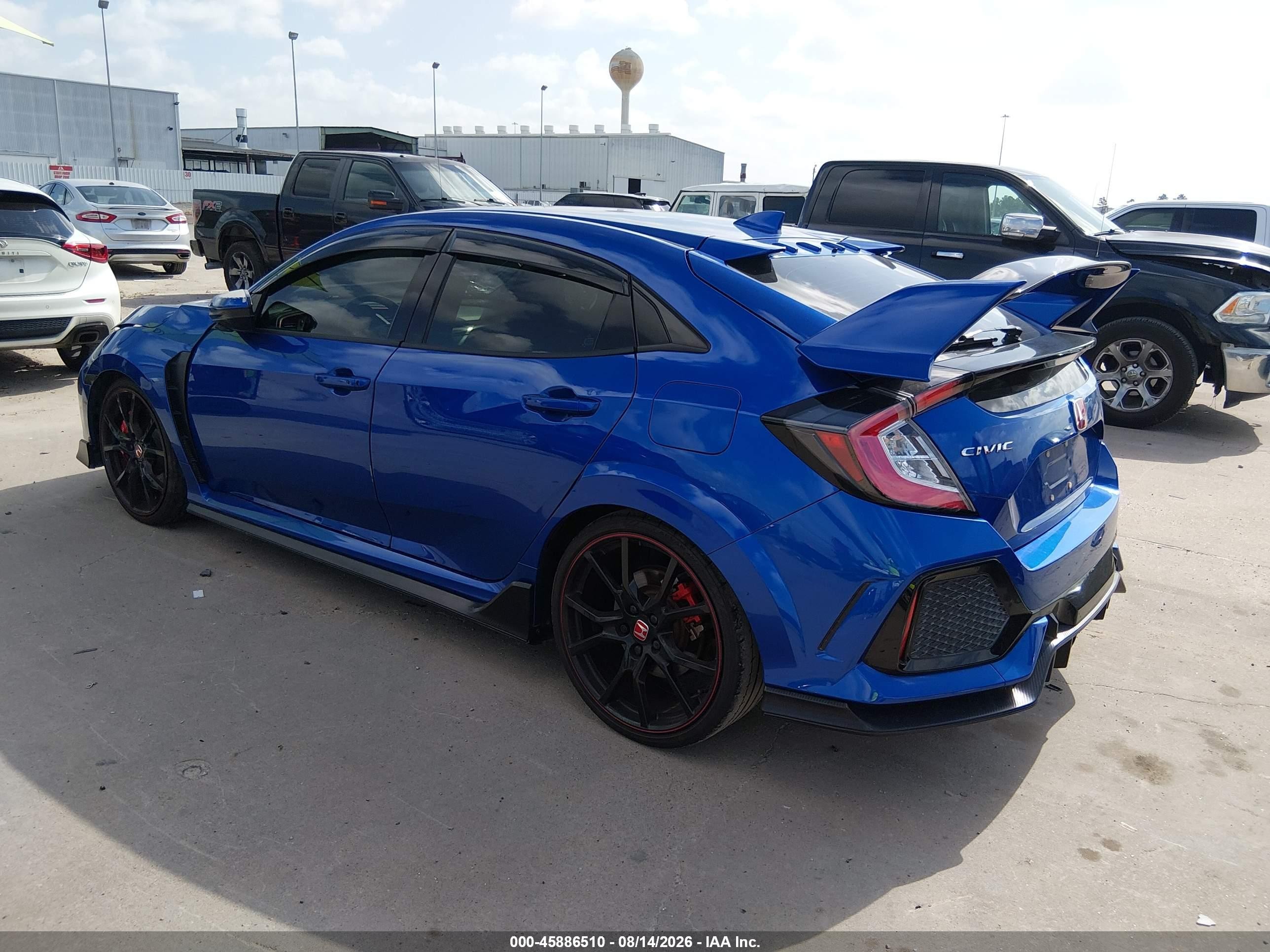 2019 Honda Civic type r VIN SHHFK8G73KU203781 IAAI salvage auction — Front End, Original (Texas), sold $12,600 on 2026-10-08 (photo 3)