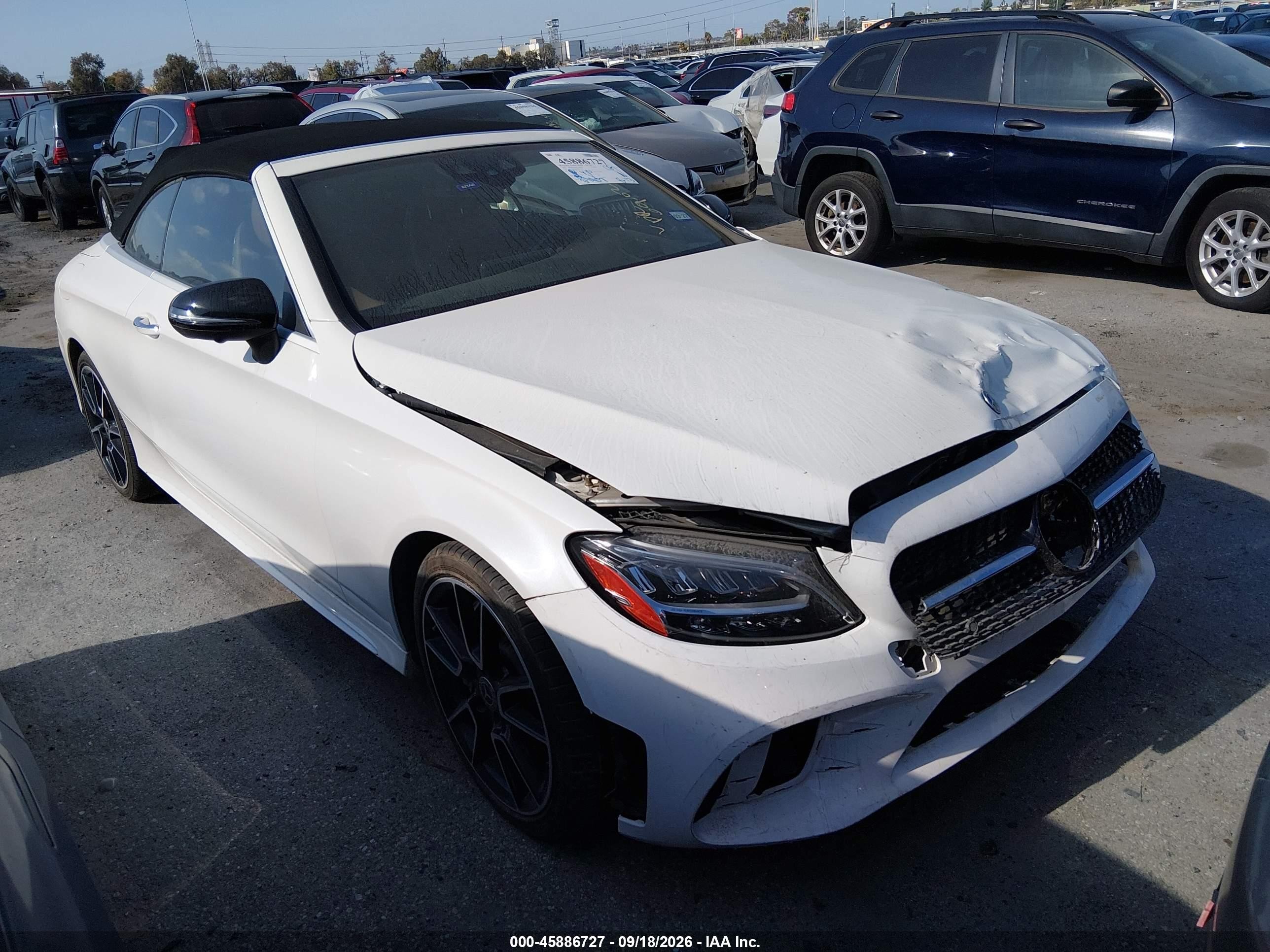 2023 Mercedes-Benz C-Class VIN W1KWK8DB9PG124225 — IAAI salvage auction photo