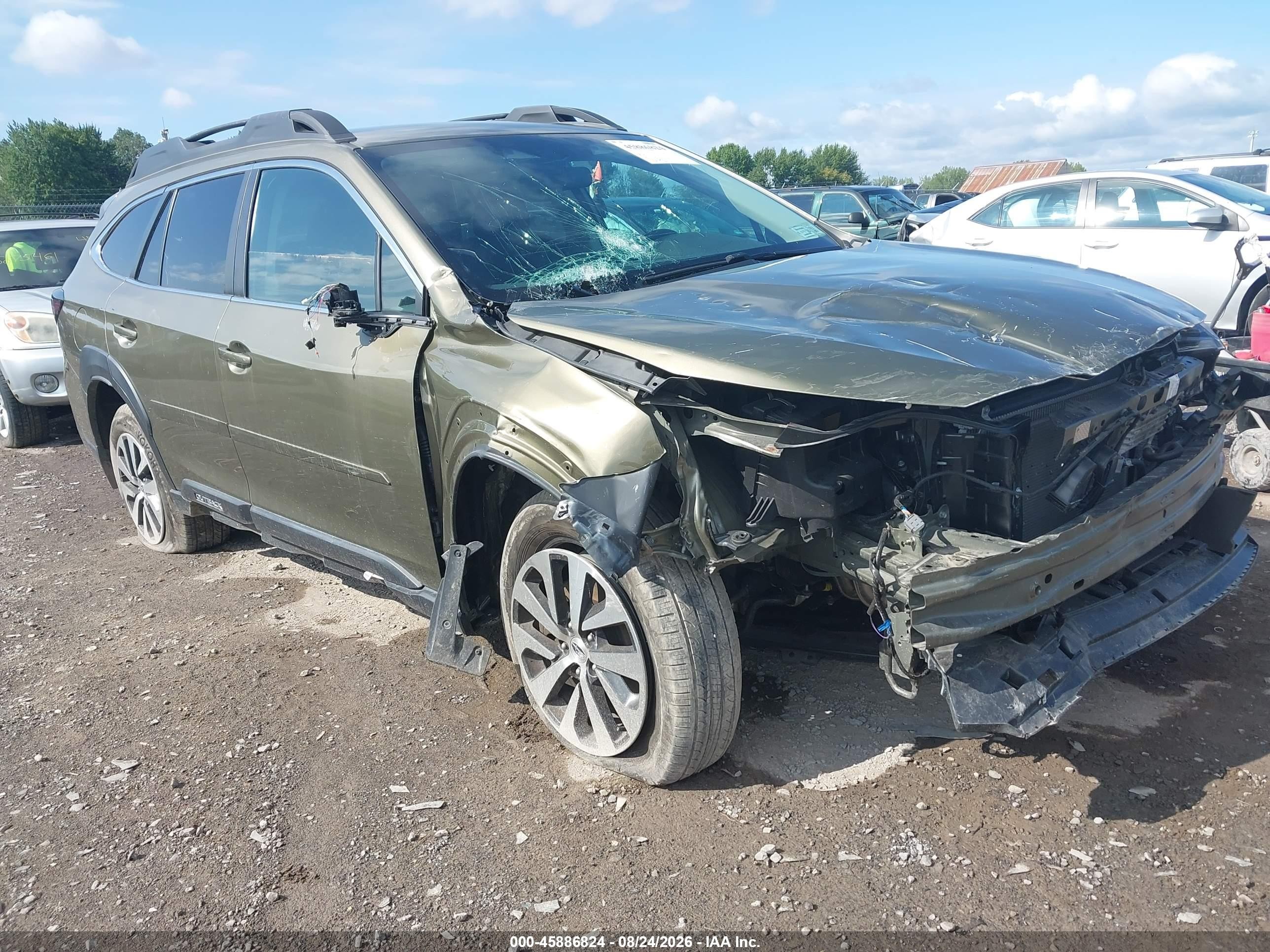 2024 Subaru Outback VIN 4S4BTACC5R3291761 — IAAI salvage auction photo