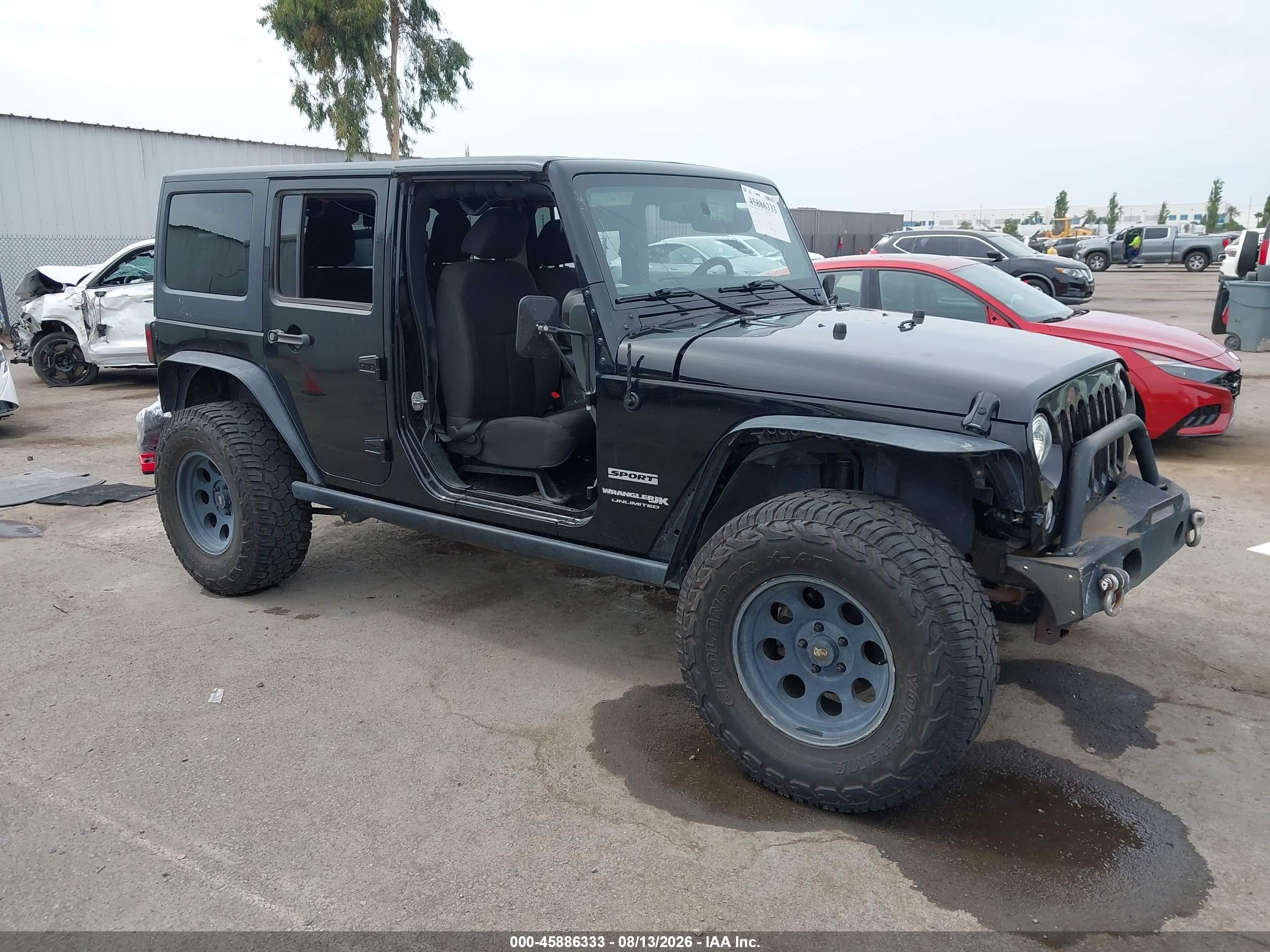 2018 Jeep Wrangler Unlimited VIN 1C4BJWDGXJL866644 — IAAI salvage auction photo