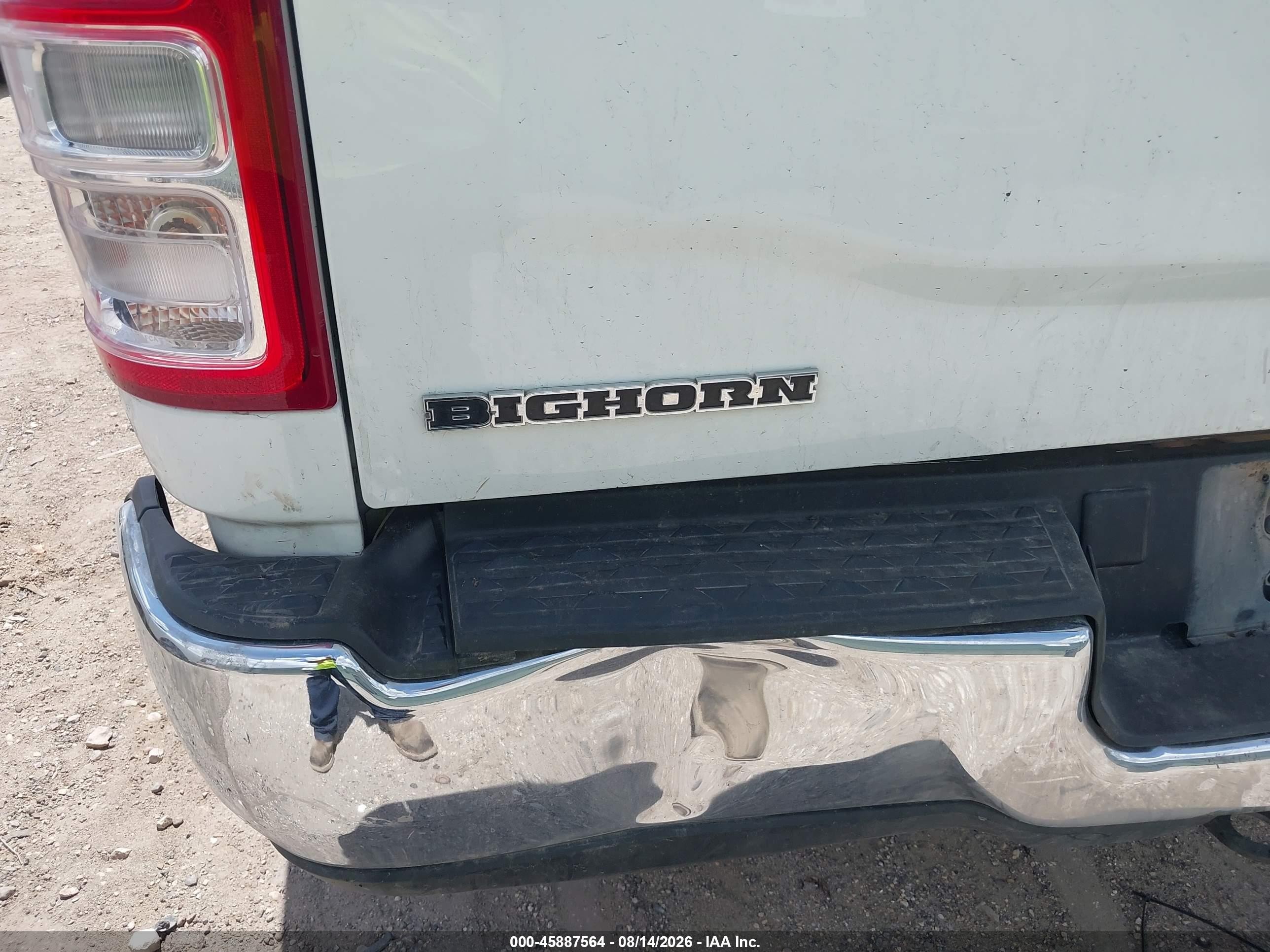2024 Ram 2500 VIN 3C6UR5DL9RG340482 IAAI salvage auction — Rear End, Enterprise Vehicles Clear Only (Texas), sold $29,250 on 2026-08-20 (photo 6)