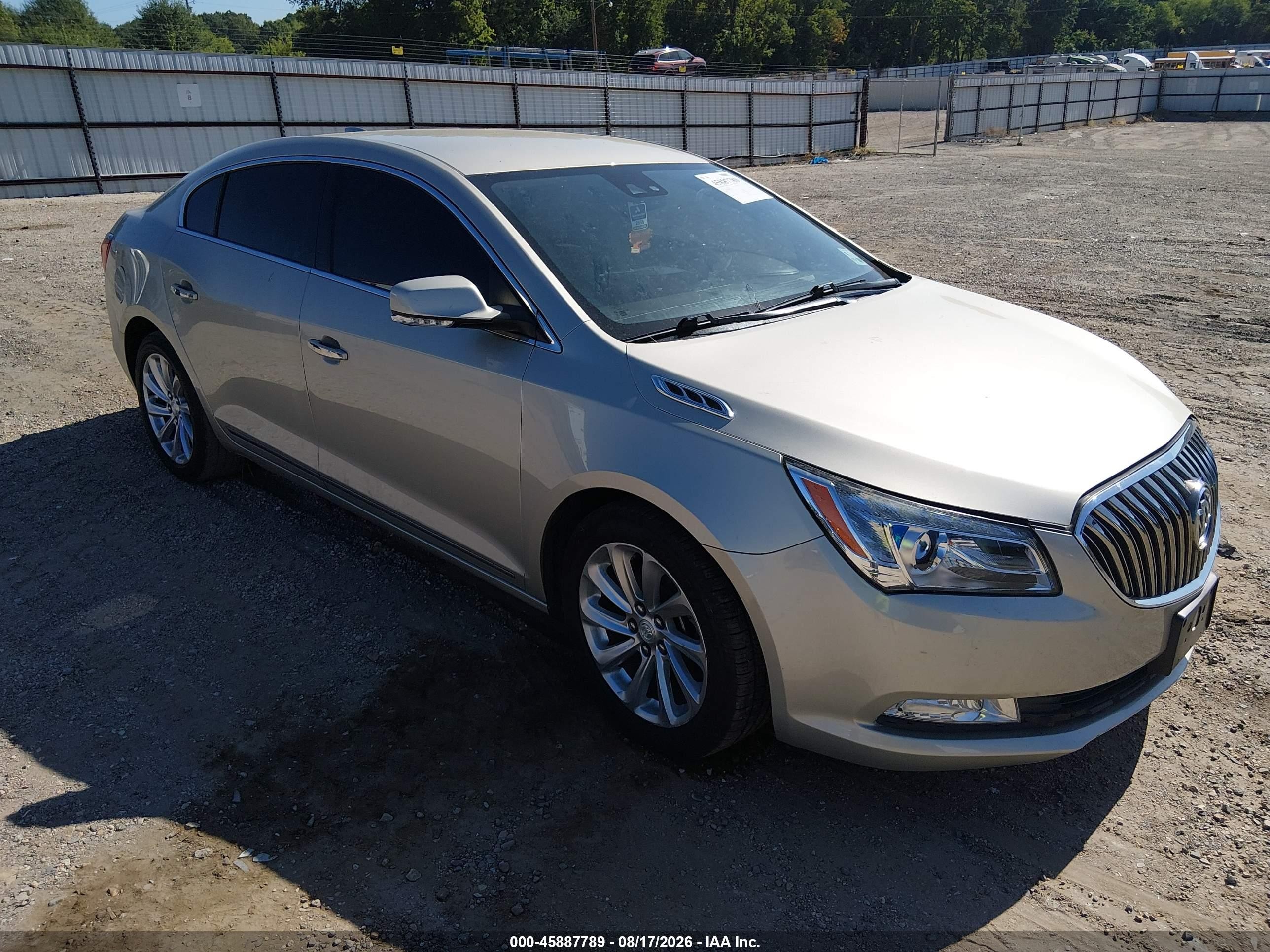 2016 Buick Lacrosse VIN 1G4GB5G36GF169724 IAAI salvage auction — Front End, Salvage (Louisiana), sold $1,350 on 2026-09-29 (photo 1)