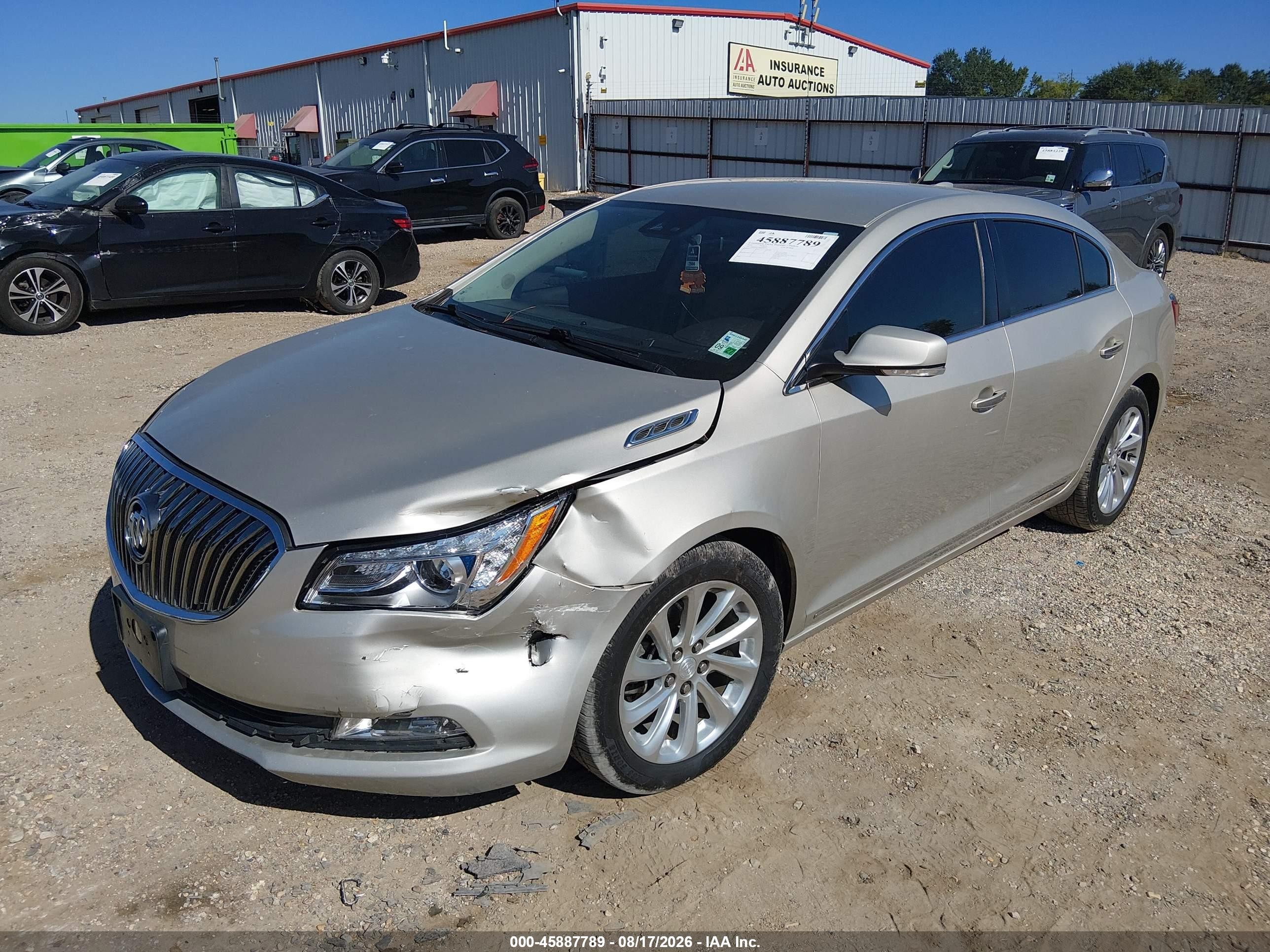 2016 Buick Lacrosse VIN 1G4GB5G36GF169724 IAAI salvage auction — Front End, Salvage (Louisiana), sold $1,350 on 2026-09-29 (photo 2)
