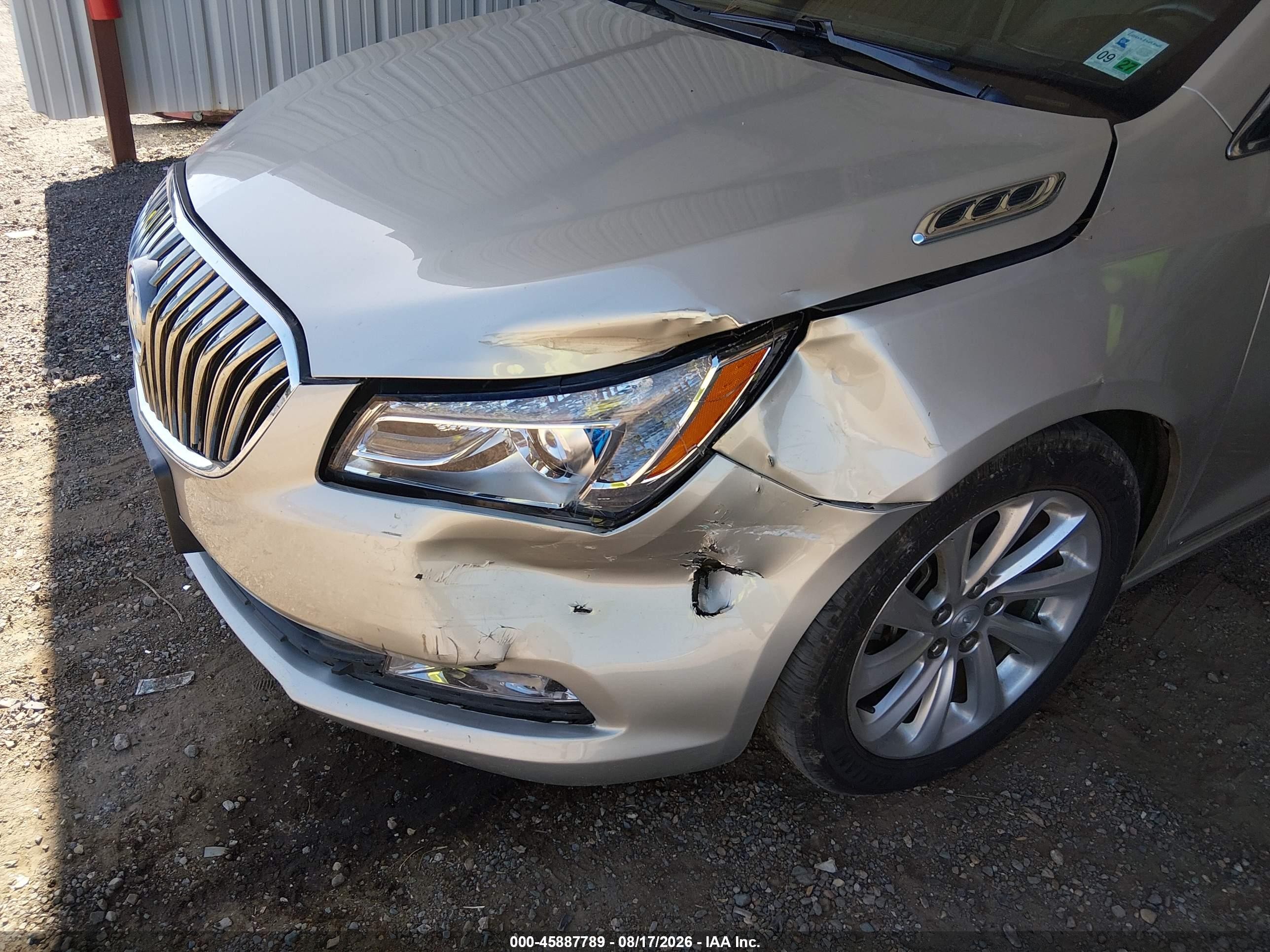 2016 Buick Lacrosse VIN 1G4GB5G36GF169724 IAAI salvage auction — Front End, Salvage (Louisiana), sold $1,350 on 2026-09-29 (photo 6)