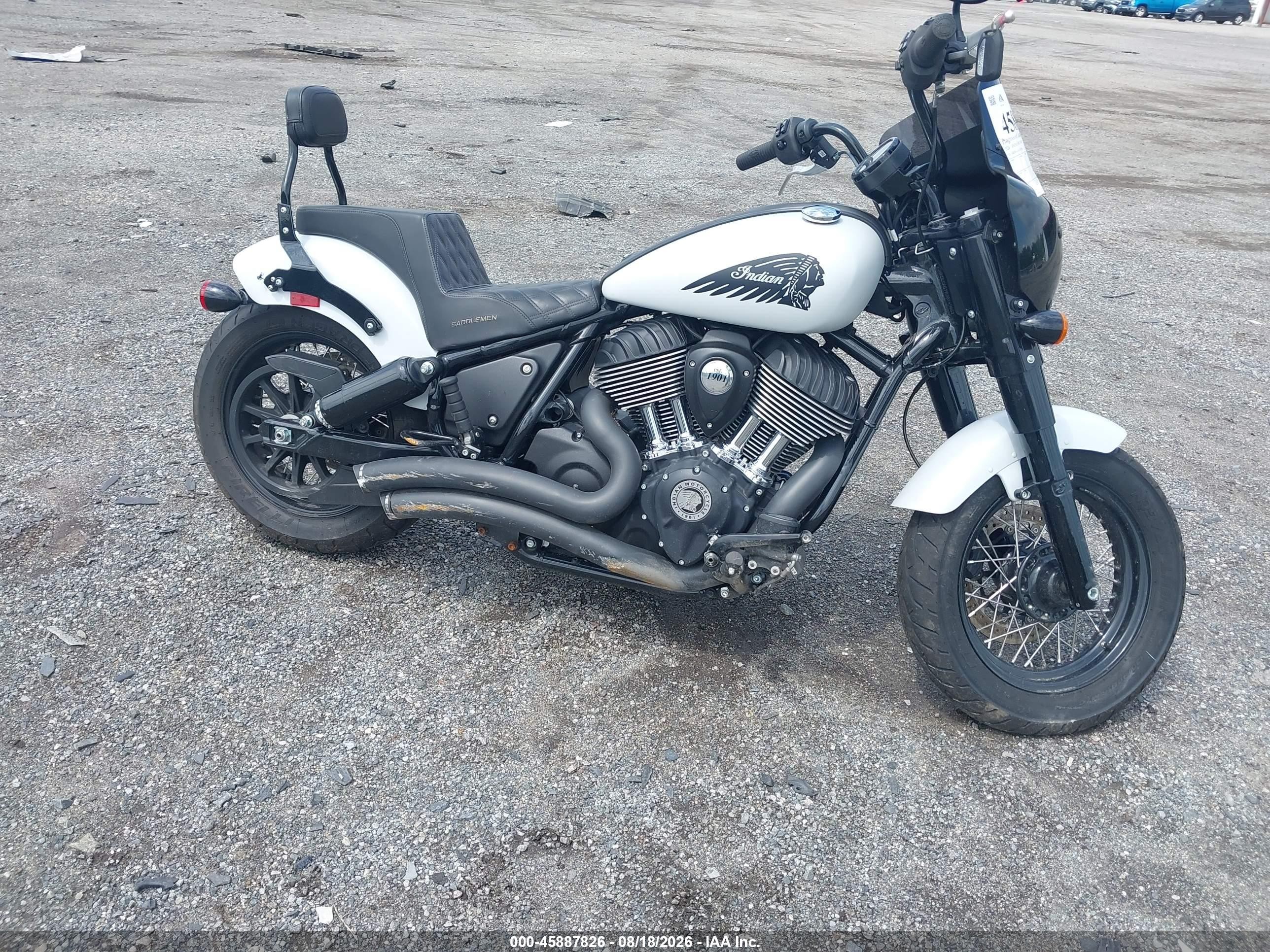 2024 Indian Motorcycle Co. Chief VIN 56KDLCAG1R3014906 IAAI salvage auction — Rear End, Salvage - Greater Than 75% (Maryland), sold $5,200 on 2026-10-05 (photo 8)