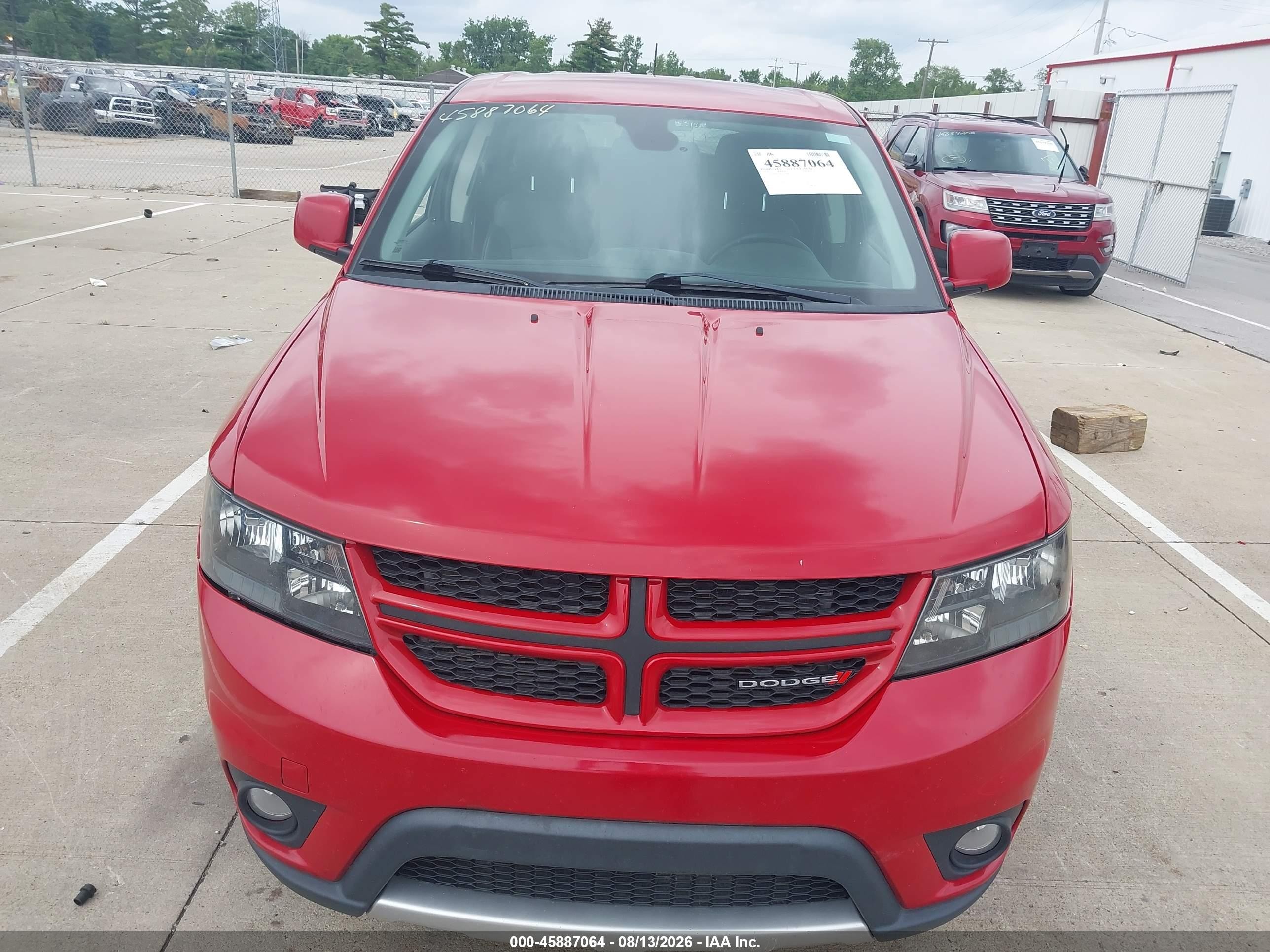 2019 Dodge Journey VIN 3C4PDDEG9KT702064 IAAI salvage auction — Front End, Clear (Indiana), sold $1,750 on 2026-10-07 (photo 6)