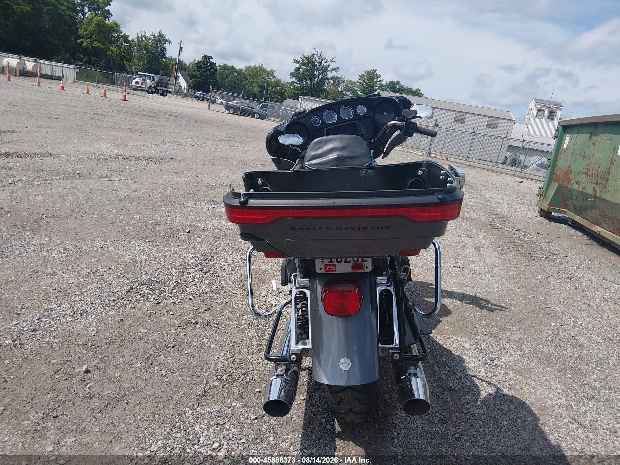2022 Harley-davidson Electra glide VIN 1HD1KEF18NB656565 IAAI salvage auction — Rear End, Salvage (Ohio), sold $4,600 on 2026-09-02 (photo 6)