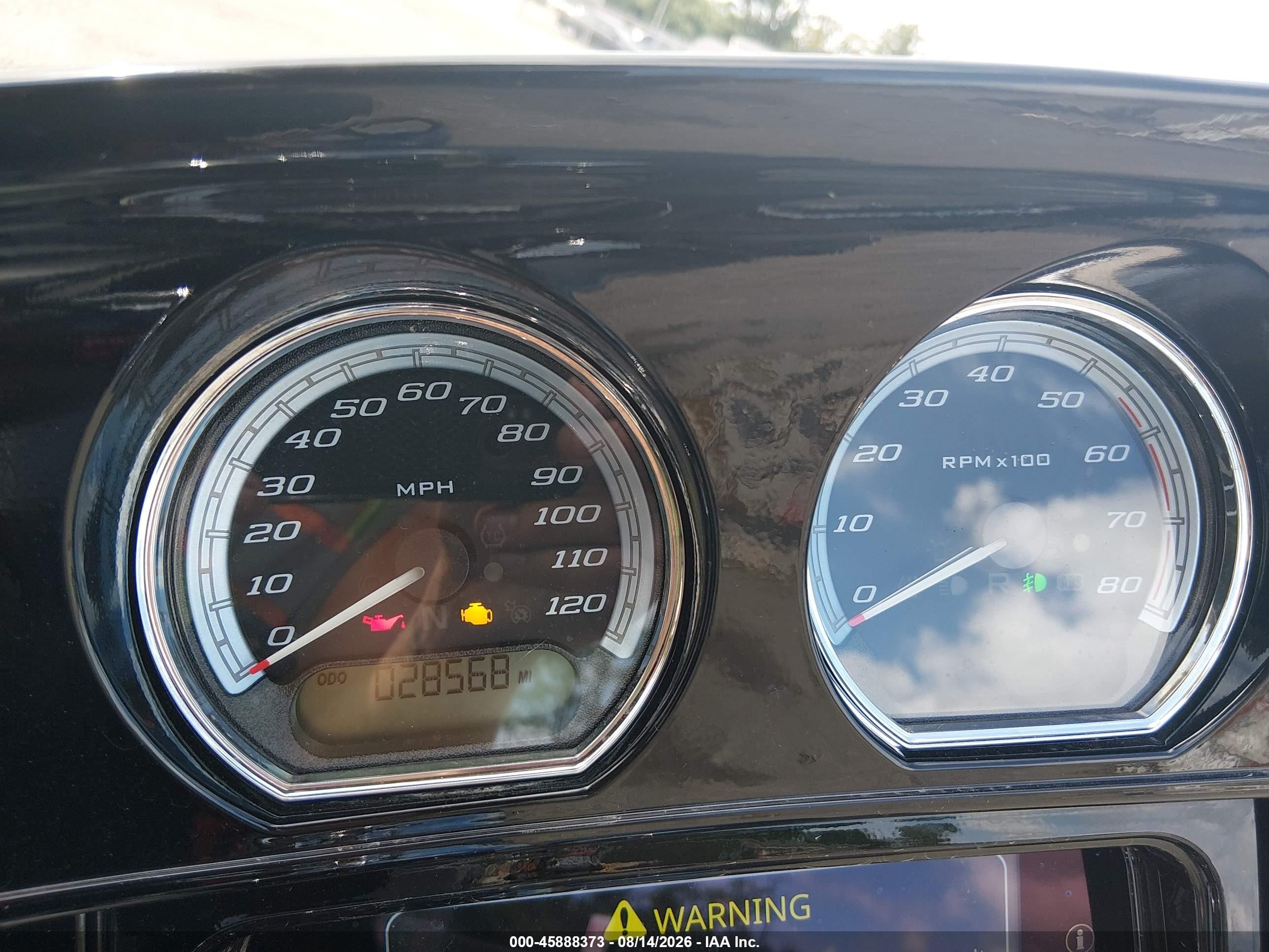 2022 Harley-davidson Electra glide VIN 1HD1KEF18NB656565 IAAI salvage auction — Rear End, Salvage (Ohio), sold $4,600 on 2026-09-02 (photo 7)