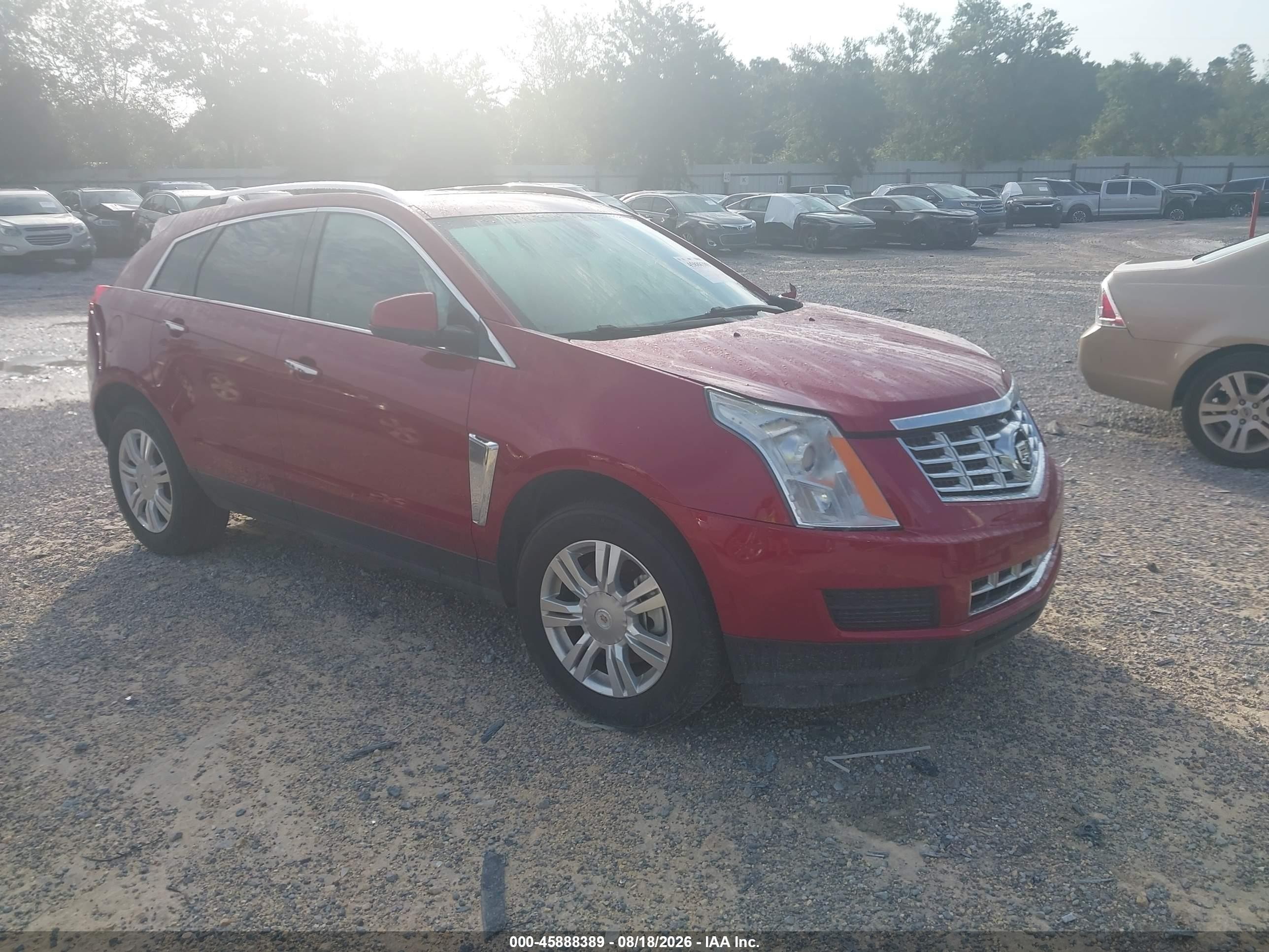 2014 Cadillac Srx VIN 3GYFNBE36ES629010 IAAI salvage auction — Side, Rebuildable (Florida), sold $1,350 on 2026-09-24 (photo 1)