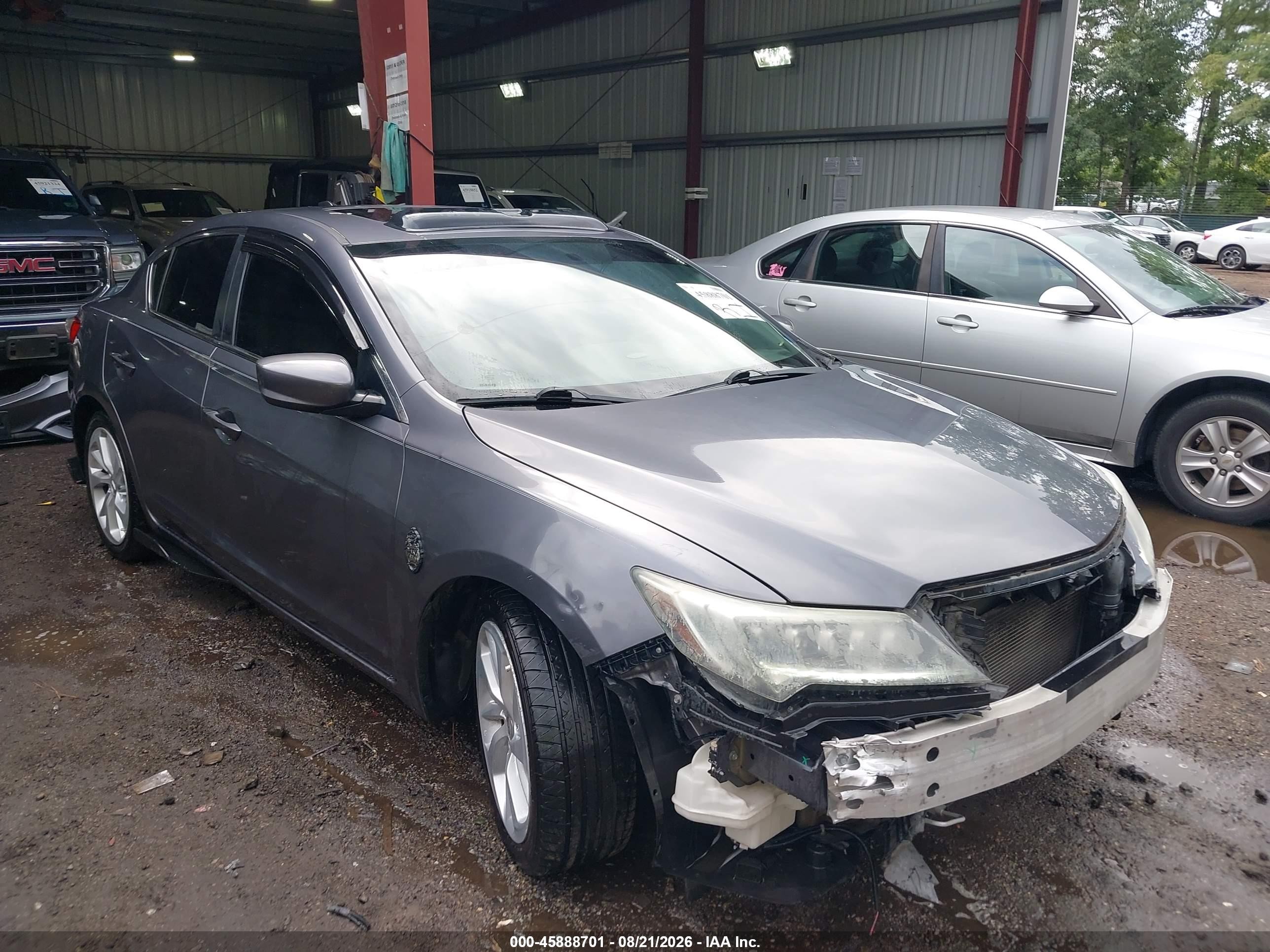 2017 Acura ILX VIN 19UDE2F34HA012840 IAAI salvage auction — Front End, Clear (Virginia), sold $3,100 on 2026-09-14 (photo 1)