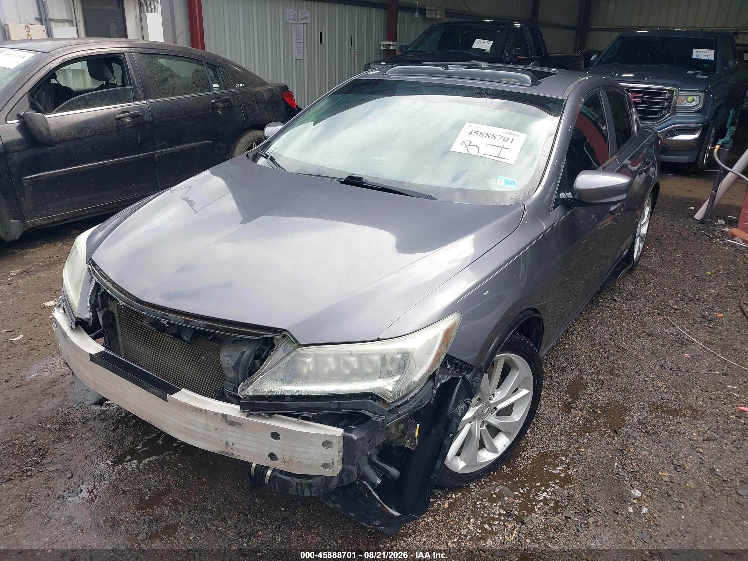 2017 Acura ILX VIN 19UDE2F34HA012840 IAAI salvage auction — Front End, Clear (Virginia), sold $3,100 on 2026-09-14 (photo 2)