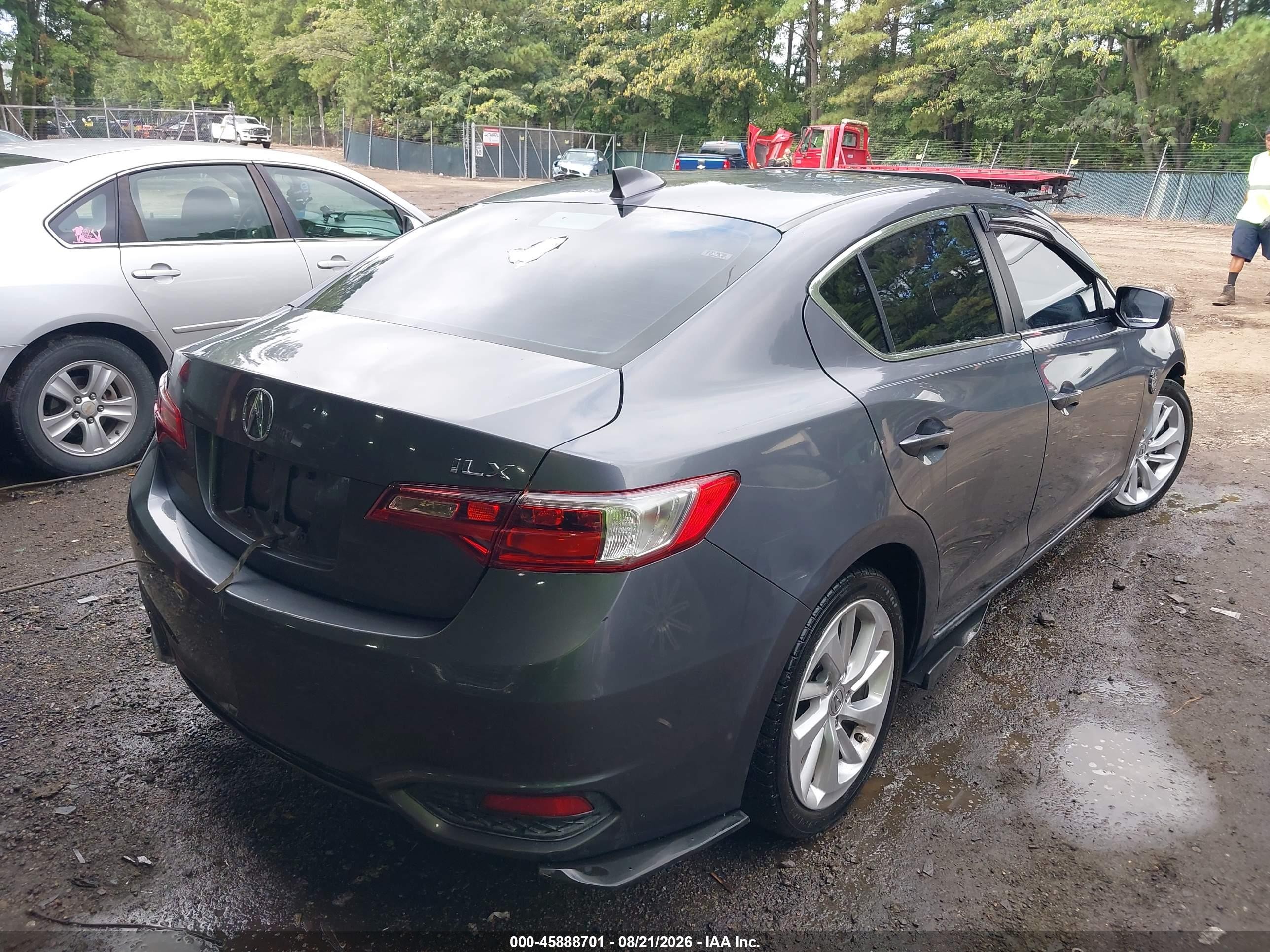 2017 Acura ILX VIN 19UDE2F34HA012840 IAAI salvage auction — Front End, Clear (Virginia), sold $3,100 on 2026-09-14 (photo 4)