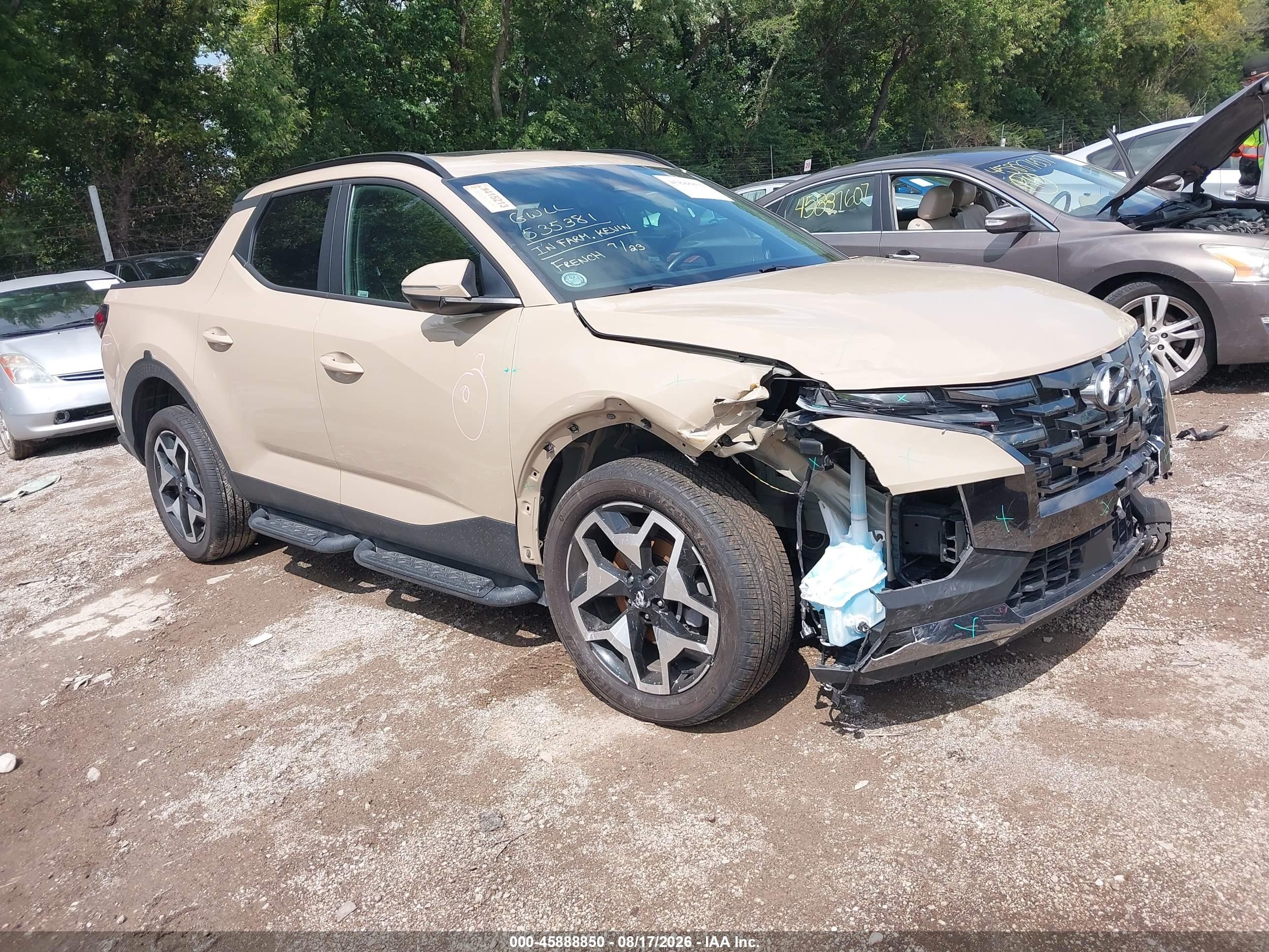 2024 Hyundai Santa Cruz VIN 5NTJEDAF7RH096694 — IAAI salvage auction photo