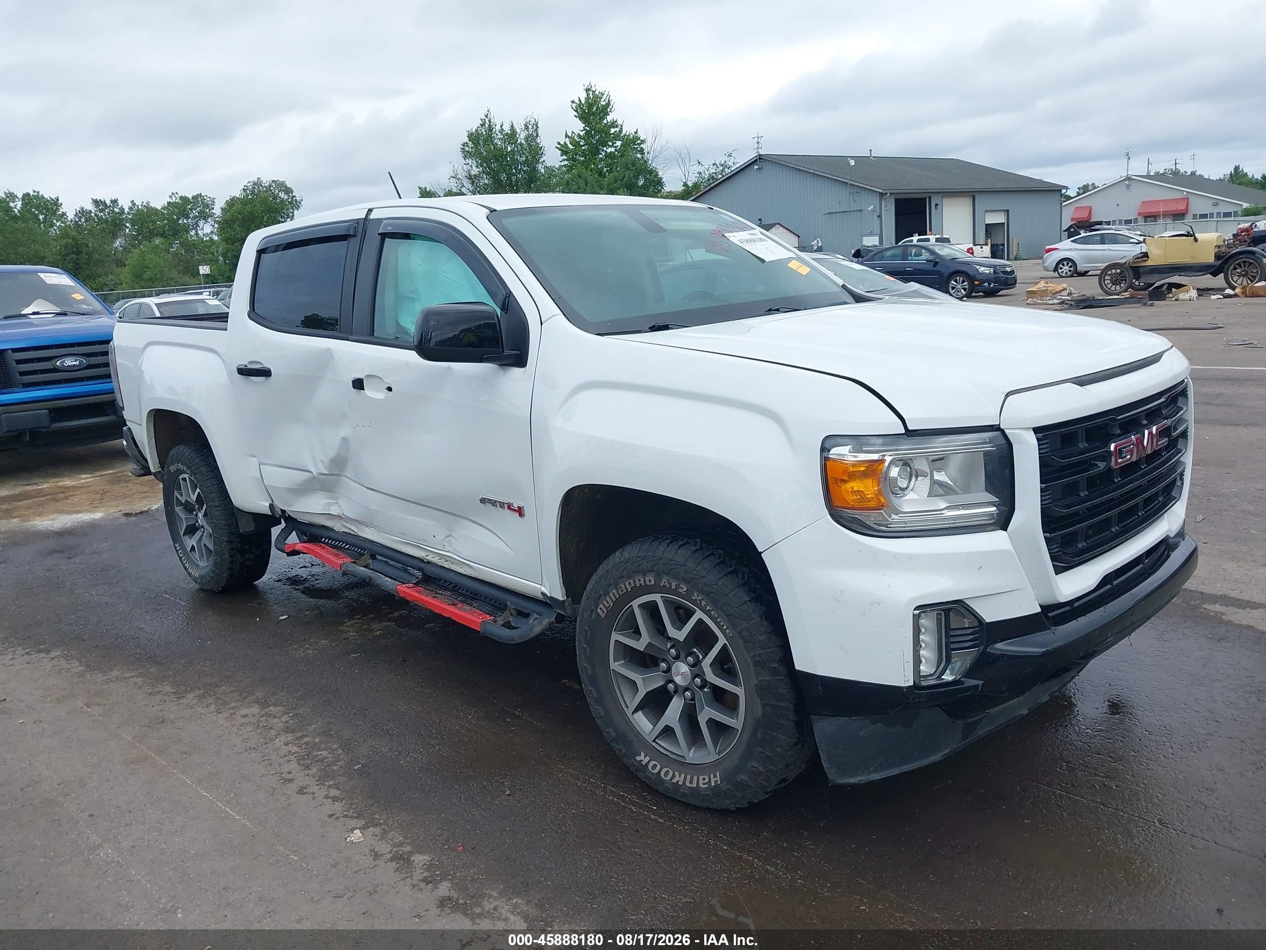 2021 GMC Canyon VIN 1GTG6FEN8M1260649 — IAAI salvage auction photo