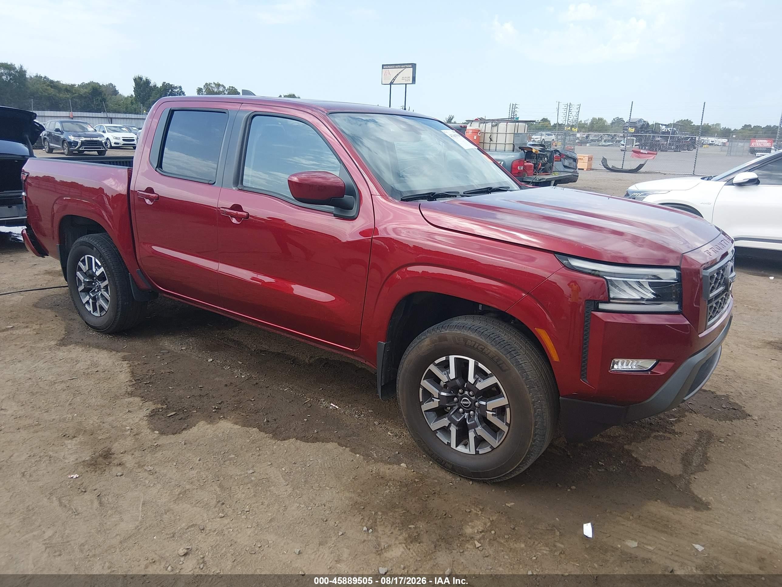 2024 Nissan Frontier VIN 1N6ED1EK8RN674338 — IAAI salvage auction photo