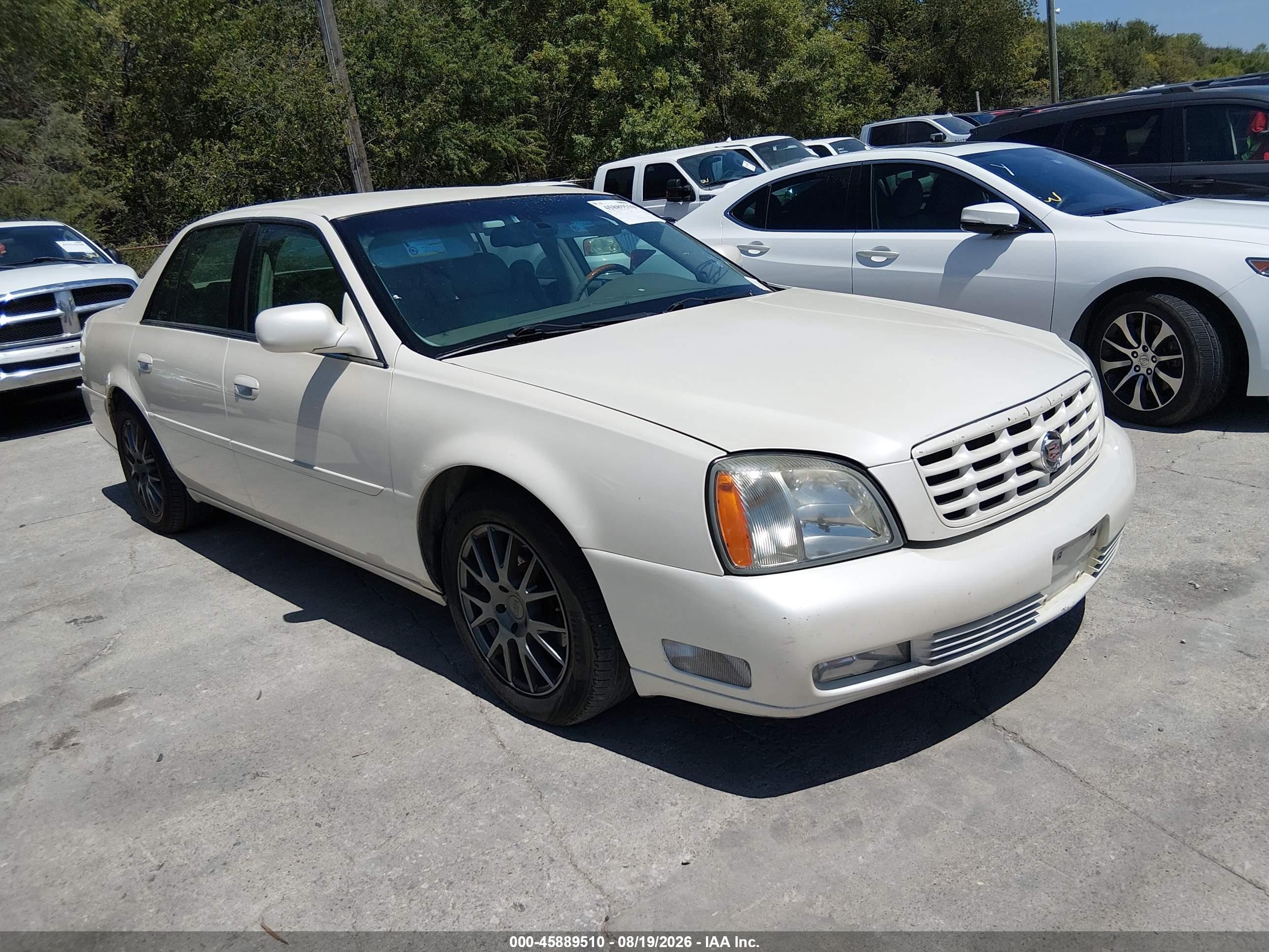 2003 Cadillac Deville VIN 1G6KF57953U145351 IAAI salvage auction — All Over, Original (Texas), sold $350 on 2026-08-31 (photo 1)