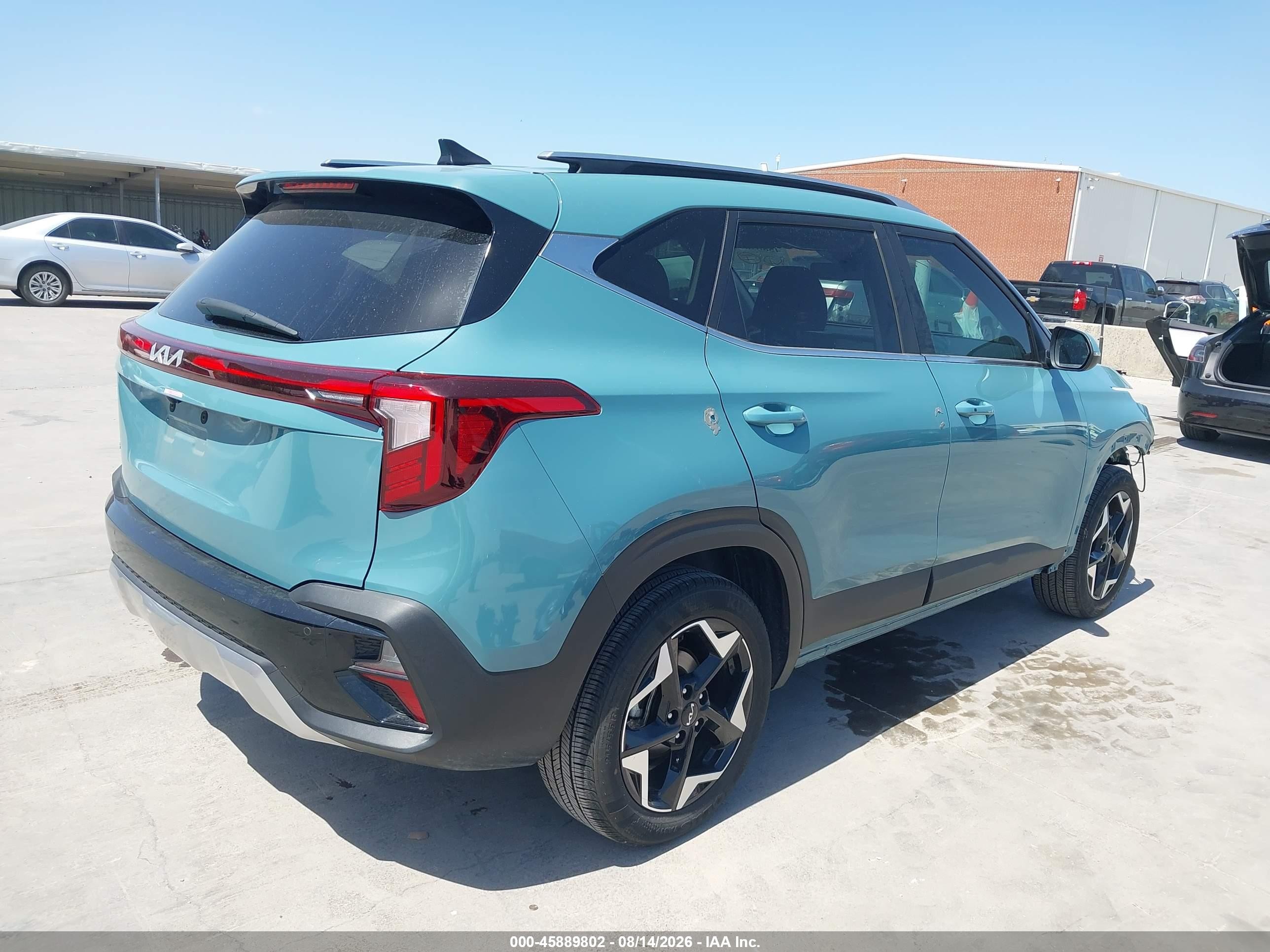 2025 Kia Seltos VIN KNDER2AA0S7771616 IAAI salvage auction — Front End, Original (Texas), sold $7,100 on 2026-09-19 (photo 4)