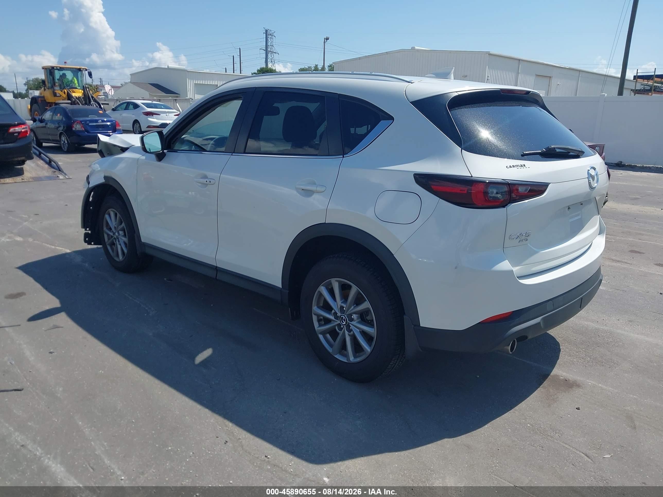 2023 Mazda Cx-5 VIN JM3KFBCM2P0194663 IAAI salvage auction — Front End, Rebuildable (Florida), sold $5,500 on 2026-09-04 (photo 3)