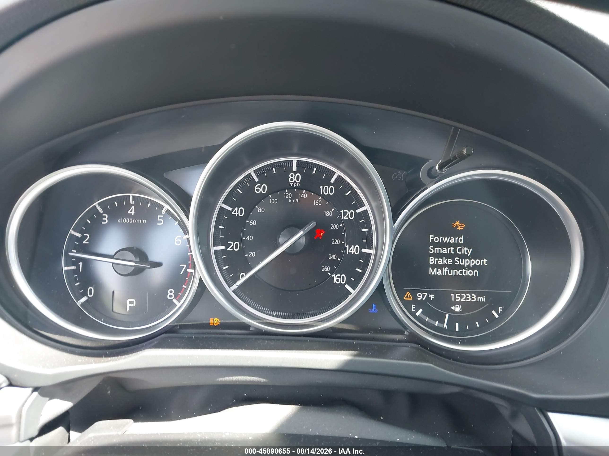 2023 Mazda Cx-5 VIN JM3KFBCM2P0194663 IAAI salvage auction — Front End, Rebuildable (Florida), sold $5,500 on 2026-09-04 (photo 7)