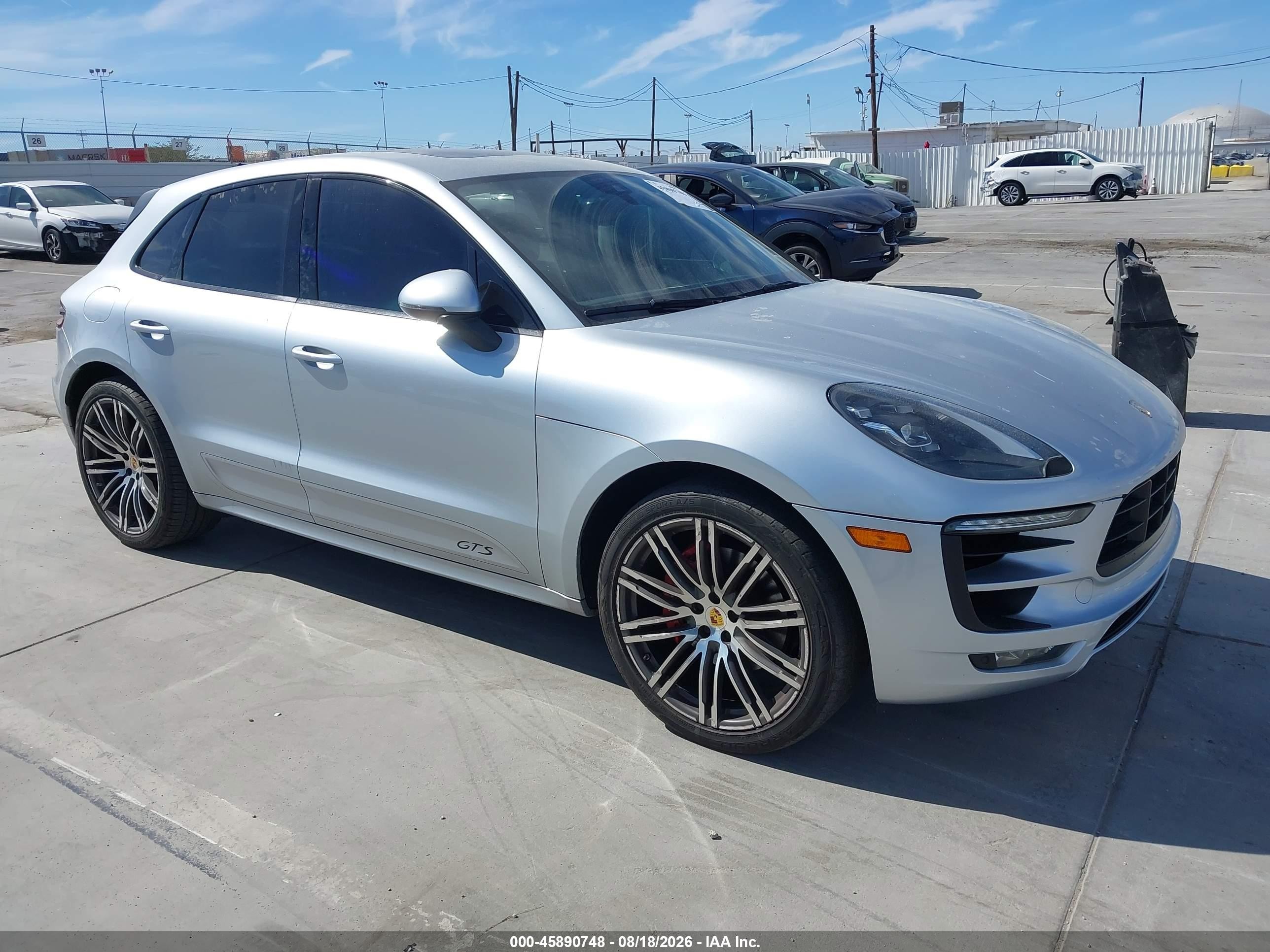 2017 Porsche Macan VIN WP1AG2A59HLB53376 IAAI salvage auction — Rear End, Salvage (California), sold $8,000 on 2026-09-04 (photo 1)