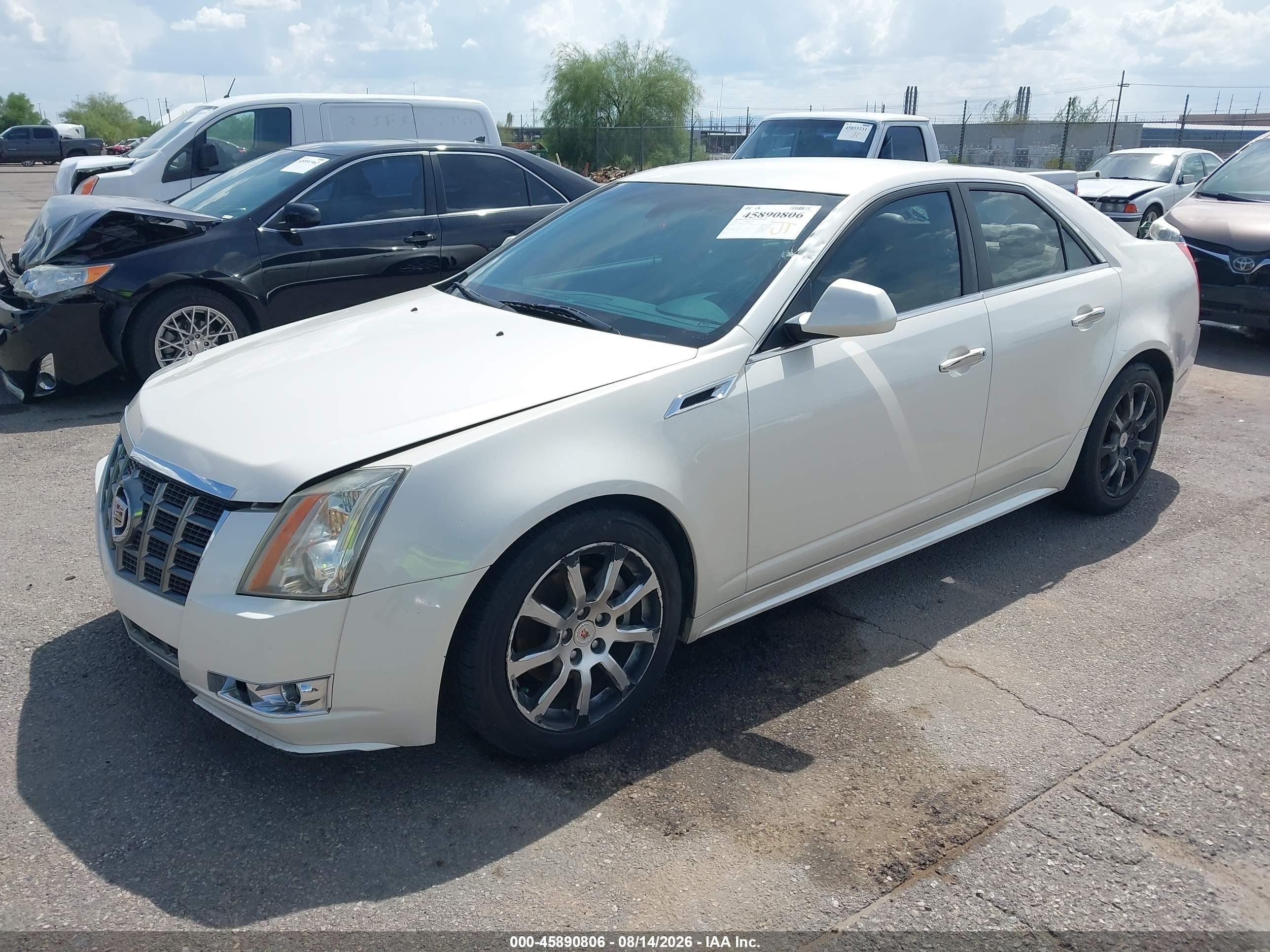 2012 Cadillac Cts VIN 1G6DE5E50C0130551 IAAI salvage auction — Rear End, Salvage (Arizona), sold $800 on 2026-09-03 (photo 2)