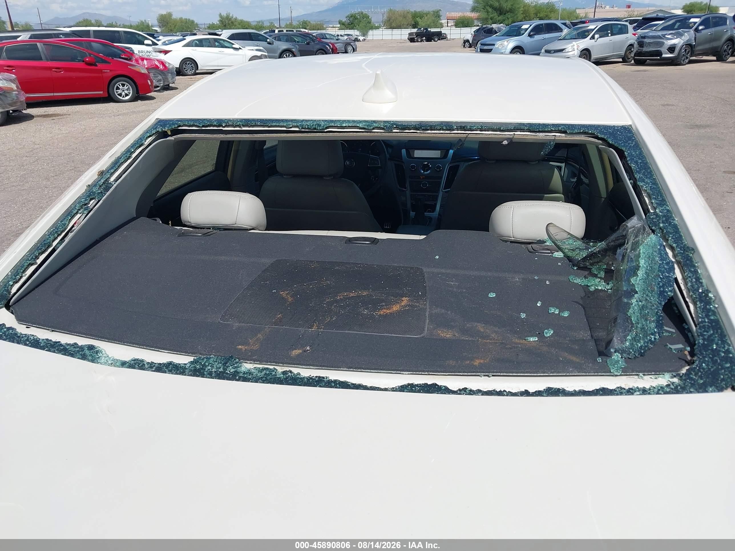 2012 Cadillac Cts VIN 1G6DE5E50C0130551 IAAI salvage auction — Rear End, Salvage (Arizona), sold $800 on 2026-09-03 (photo 6)