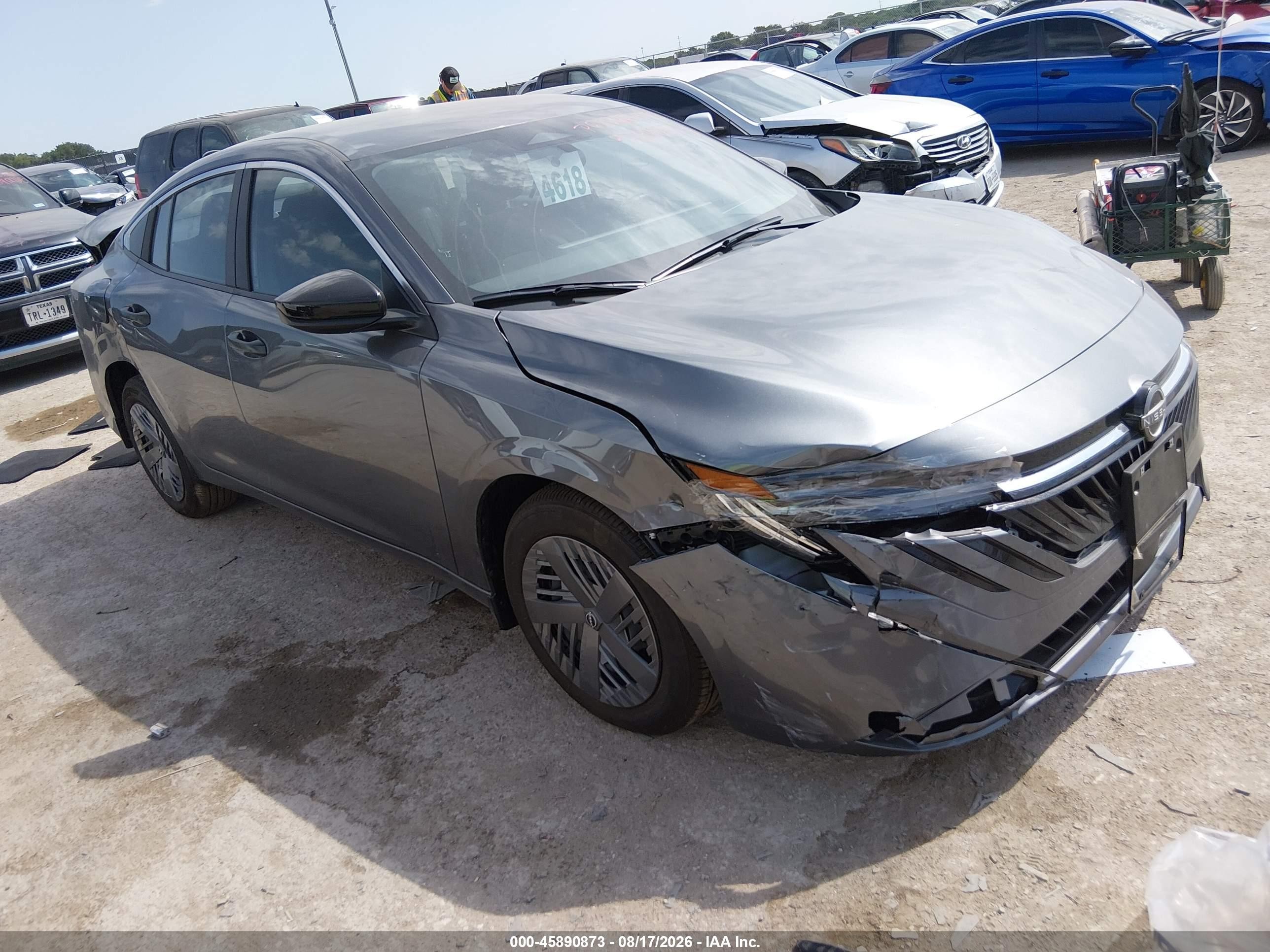 2026 Nissan Sentra VIN 3N1AB9BV9TY224361 — IAAI salvage auction photo